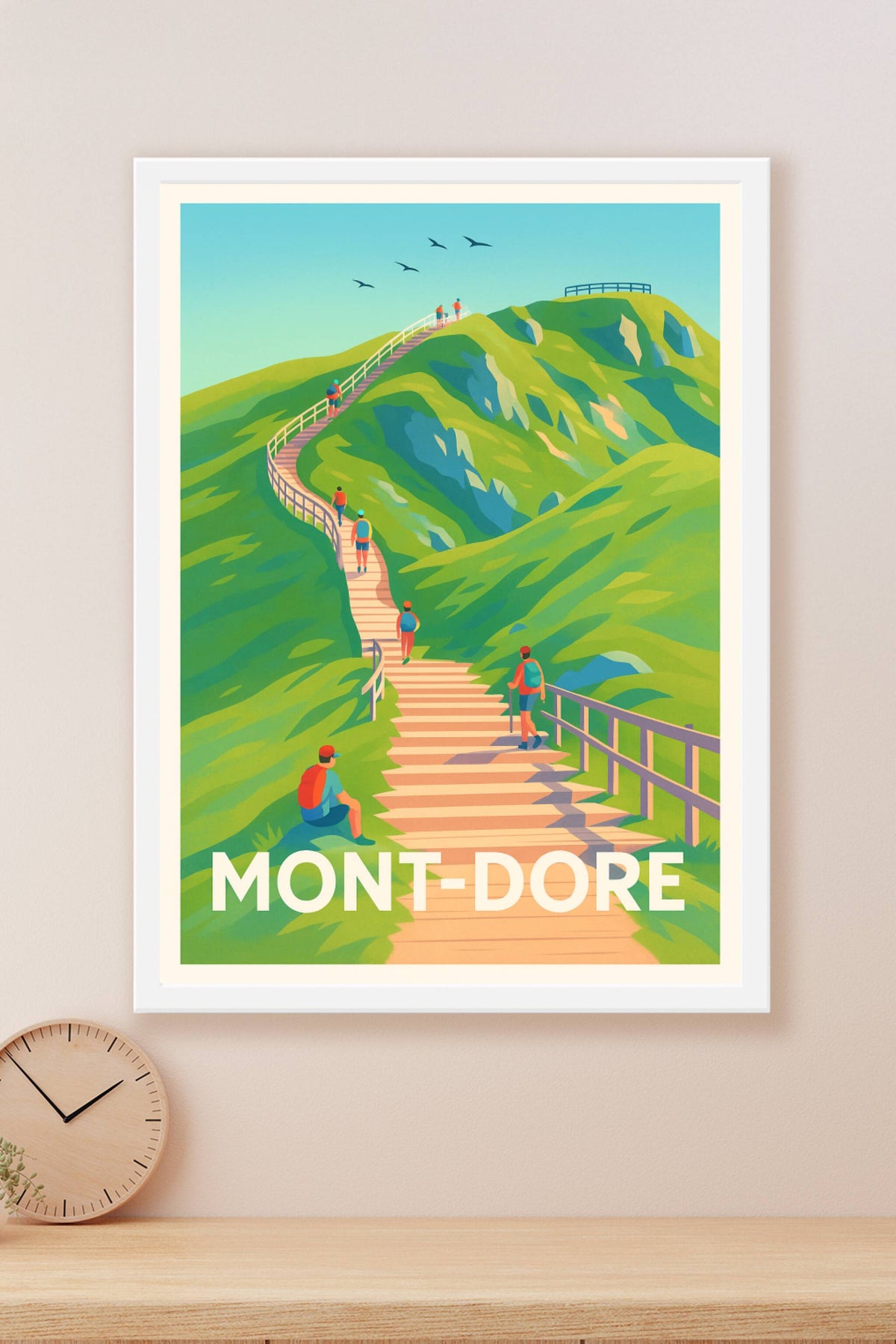 Affiche Mont-Dore — Escapade Nature et Randonnée · poster d'art de Mont-Dore