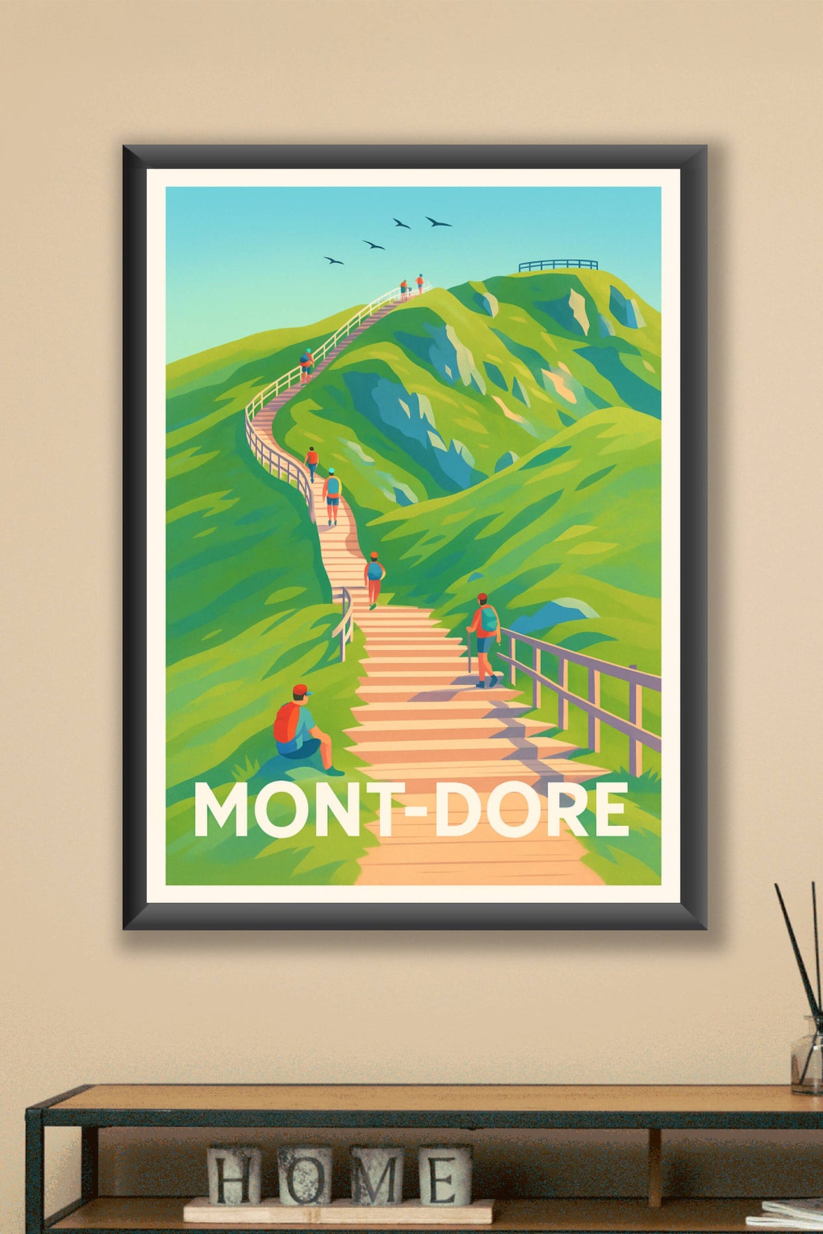 Affiche Mont-Dore — Escapade Nature et Randonnée · poster d'art de Mont-Dore