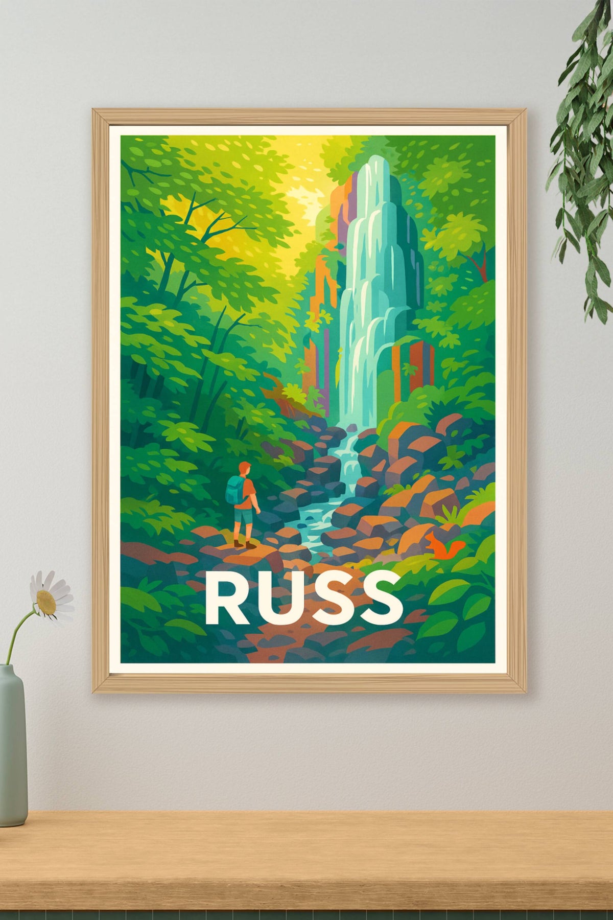 Affiche Russ — Émerveillement au cœur de la nature · poster d'art de Russ