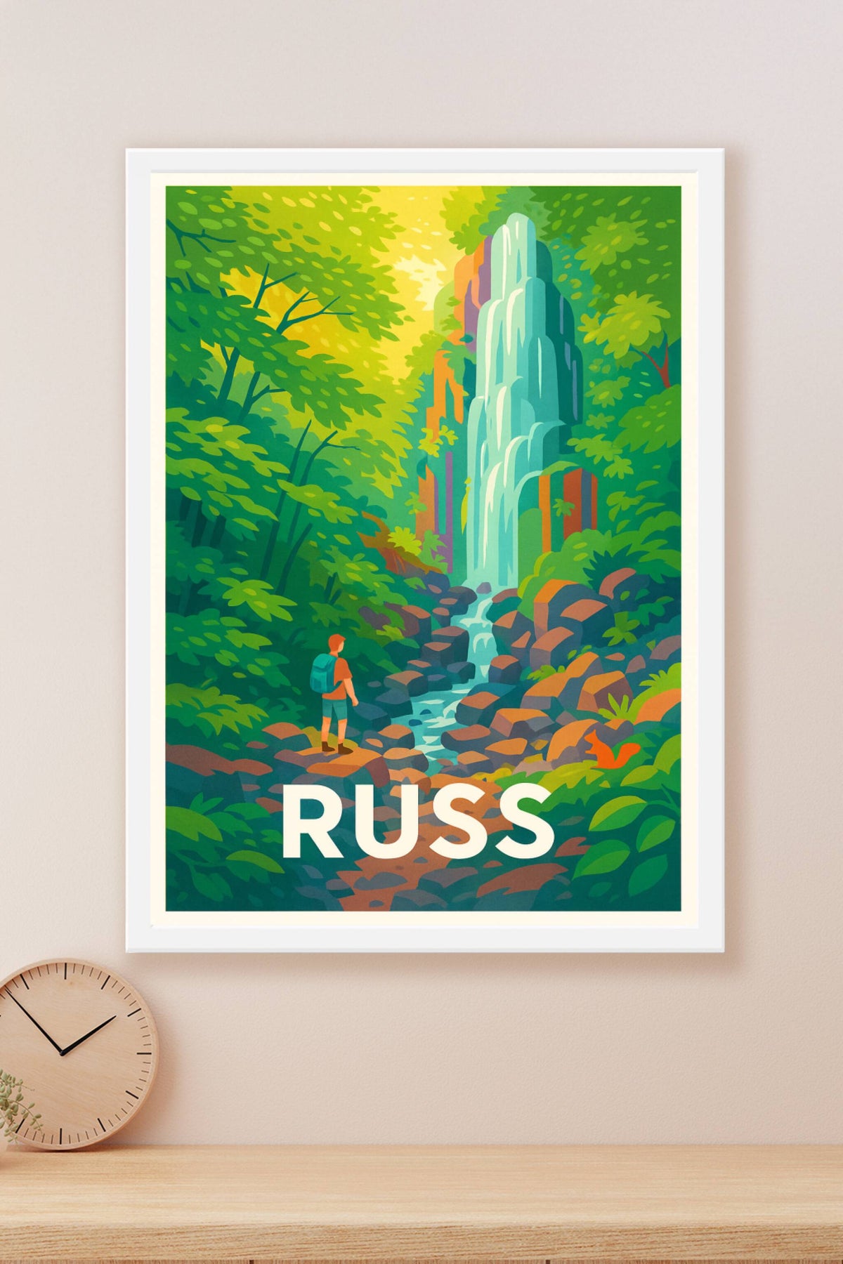 Affiche Russ — Émerveillement au cœur de la nature · poster d'art de Russ