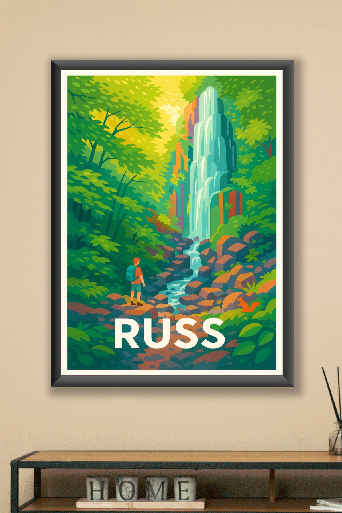 Affiche Russ — Émerveillement au cœur de la nature · poster d'art de Russ