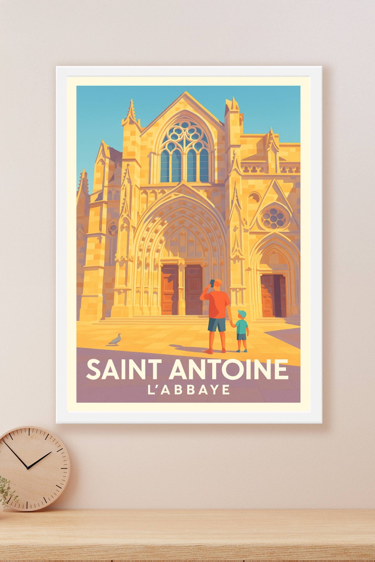Affiche Saint Antoine — L'émerveillement de l'Abbaye · poster d'art de Saint Antoine