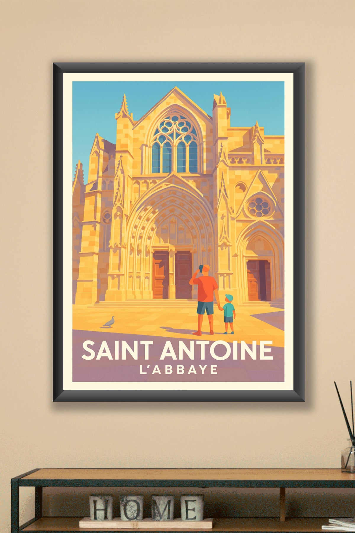 Affiche Saint Antoine — L'émerveillement de l'Abbaye · poster d'art de Saint Antoine