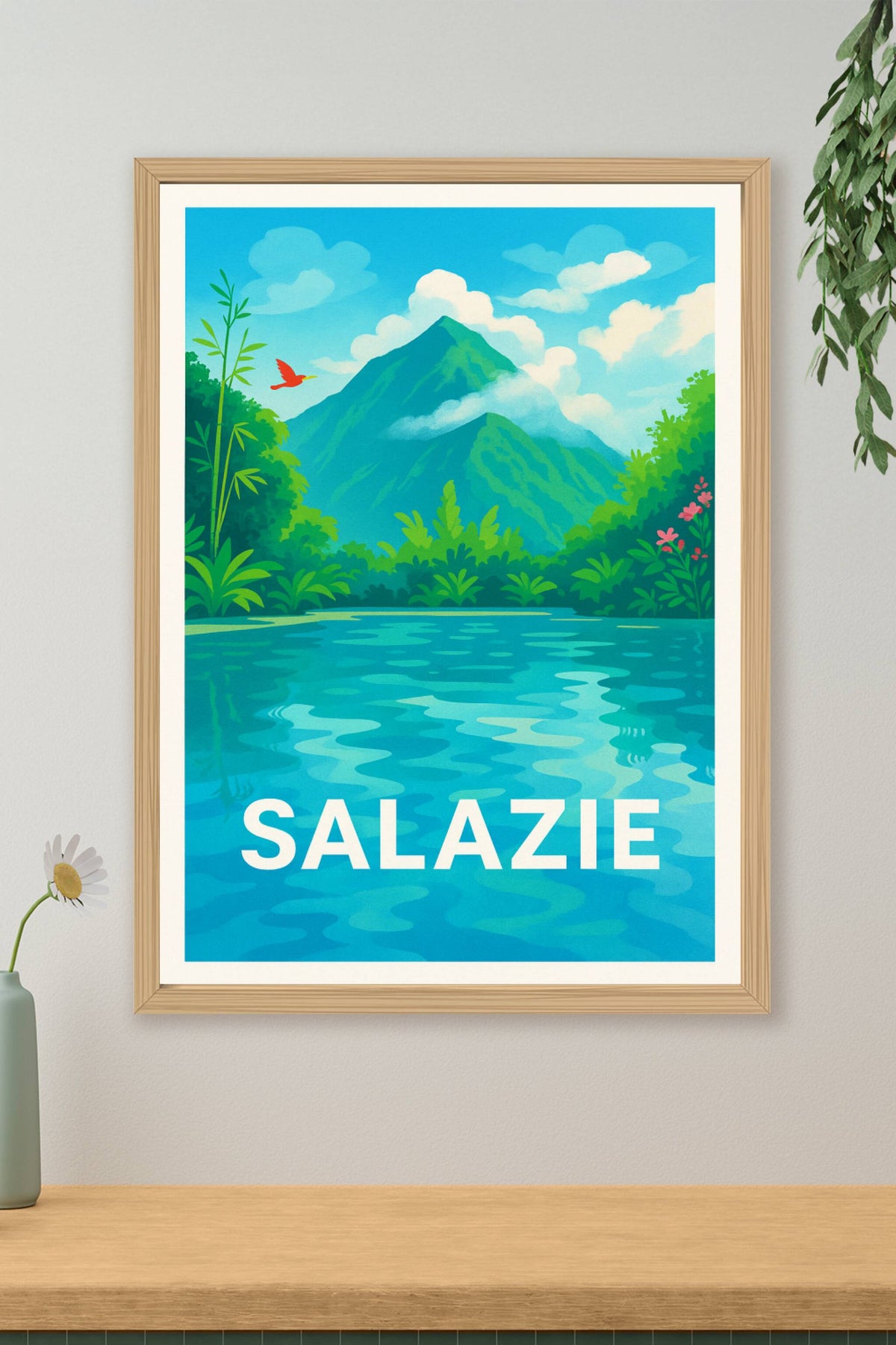 Affiche Salazie — Évasion Nature au Cœur de l'Île · poster d'art de Salazie