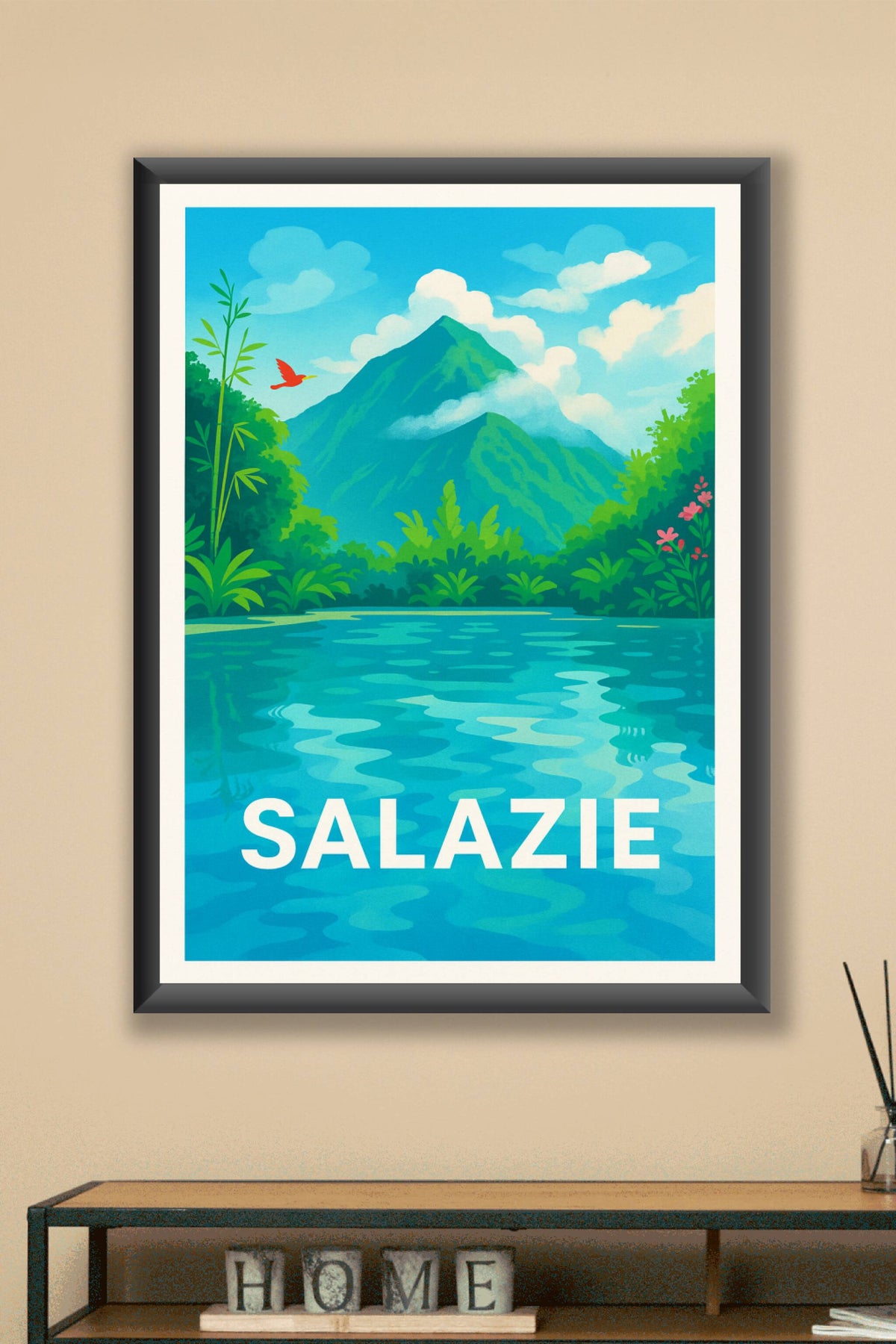 Affiche Salazie — Évasion Nature au Cœur de l'Île · poster d'art de Salazie