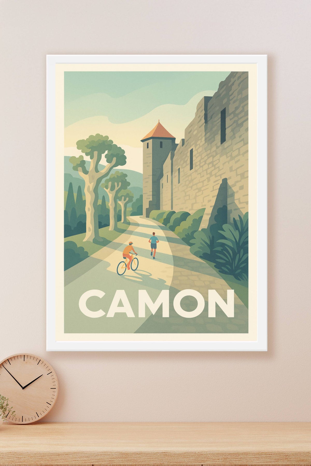 Affiche Camon — Promenade au fil de l'histoire · poster d'art de Camon