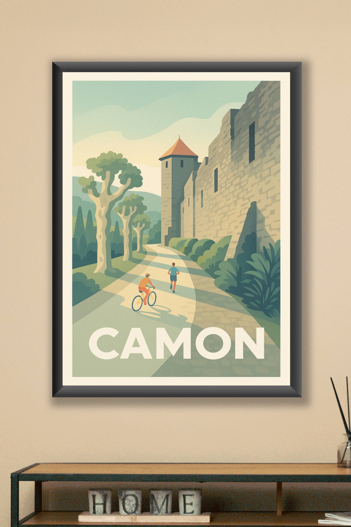 Affiche Camon — Promenade au fil de l'histoire · poster d'art de Camon