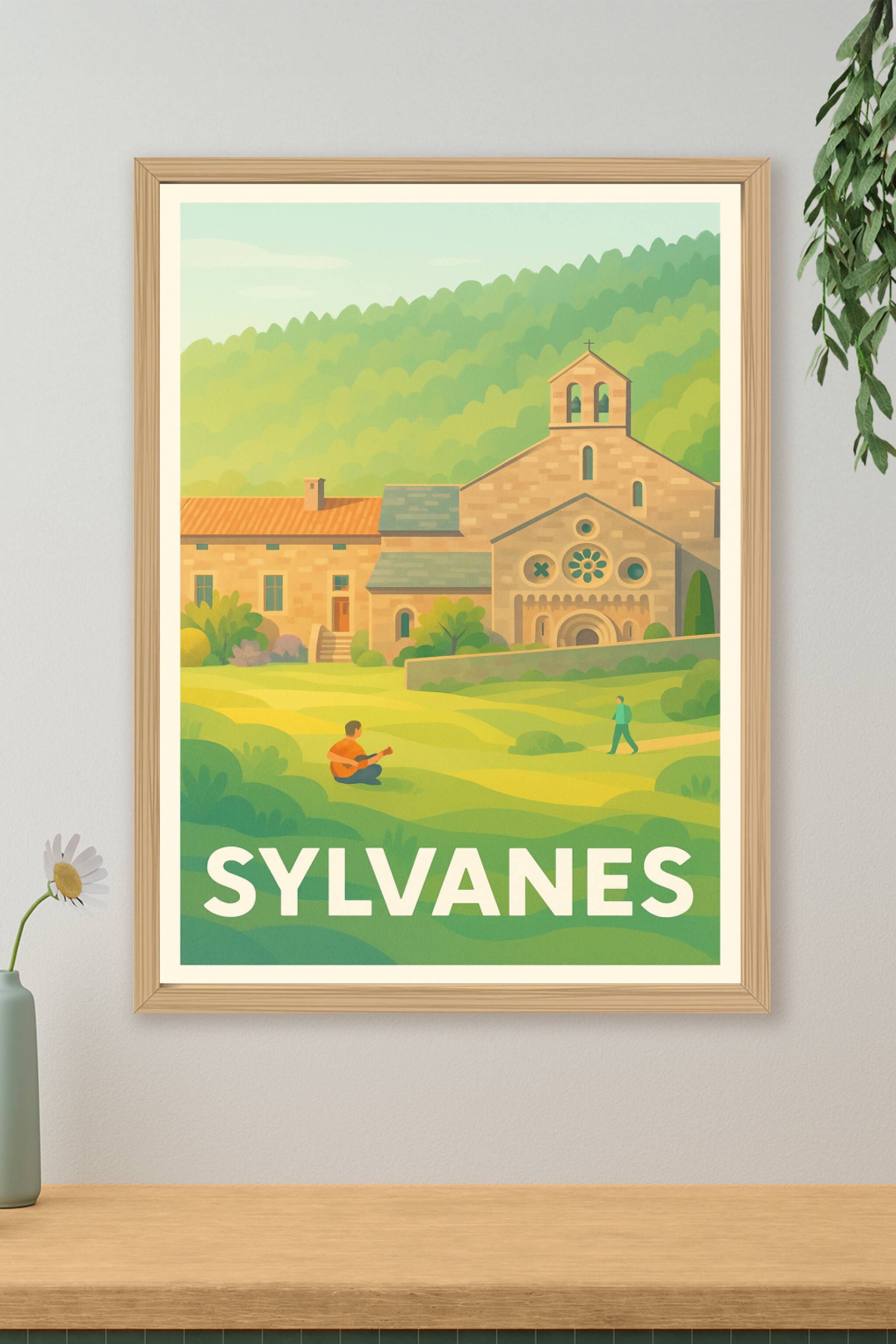 Affiche de Sylvanès - Sérénité et nature en harmonie