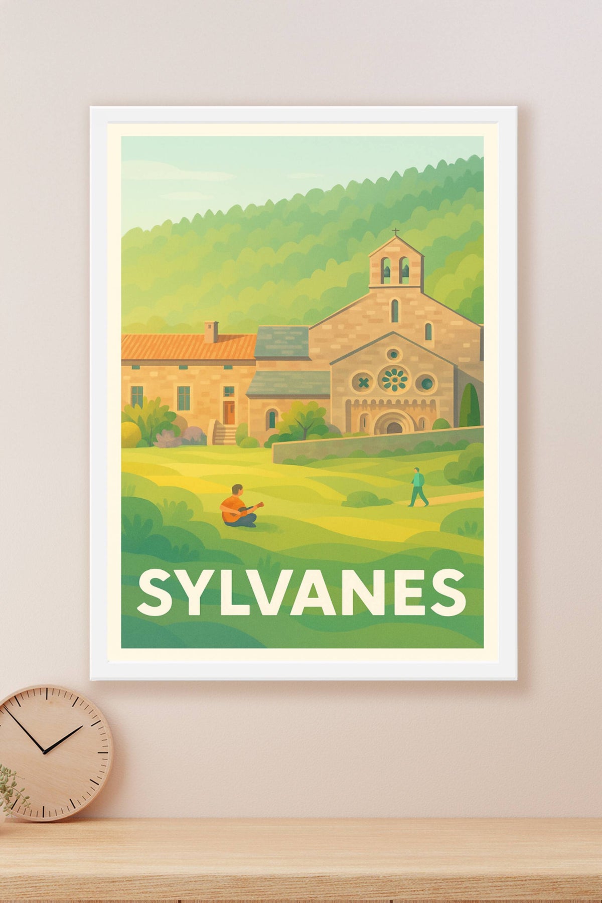 Affiche Sylvanès — Sérénité et nature en harmonie · poster d'art de Sylvanès