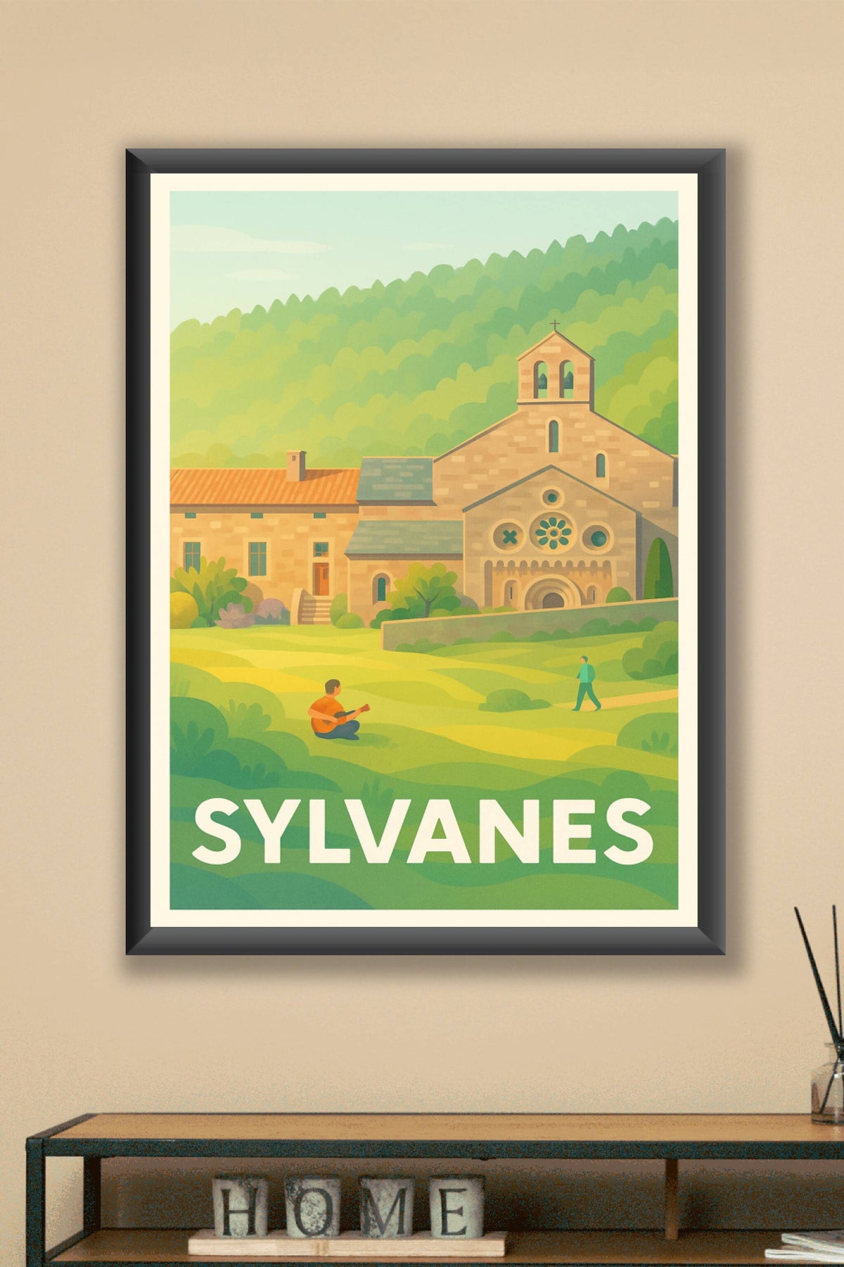 Affiche Sylvanès — Sérénité et nature en harmonie · poster d'art de Sylvanès