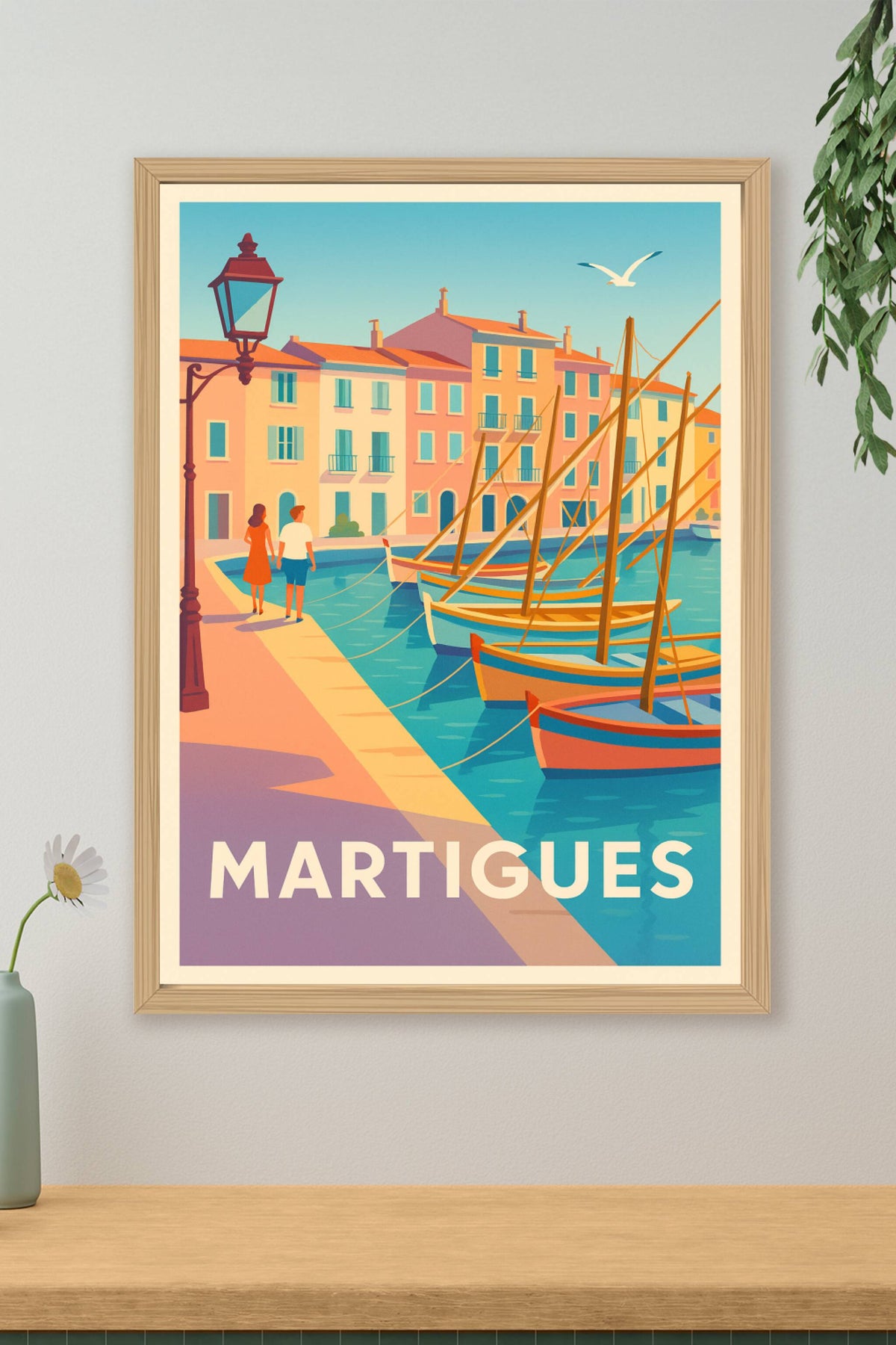 Affiche Martigues — Le charme authentique du Port · poster d'art de Martigues