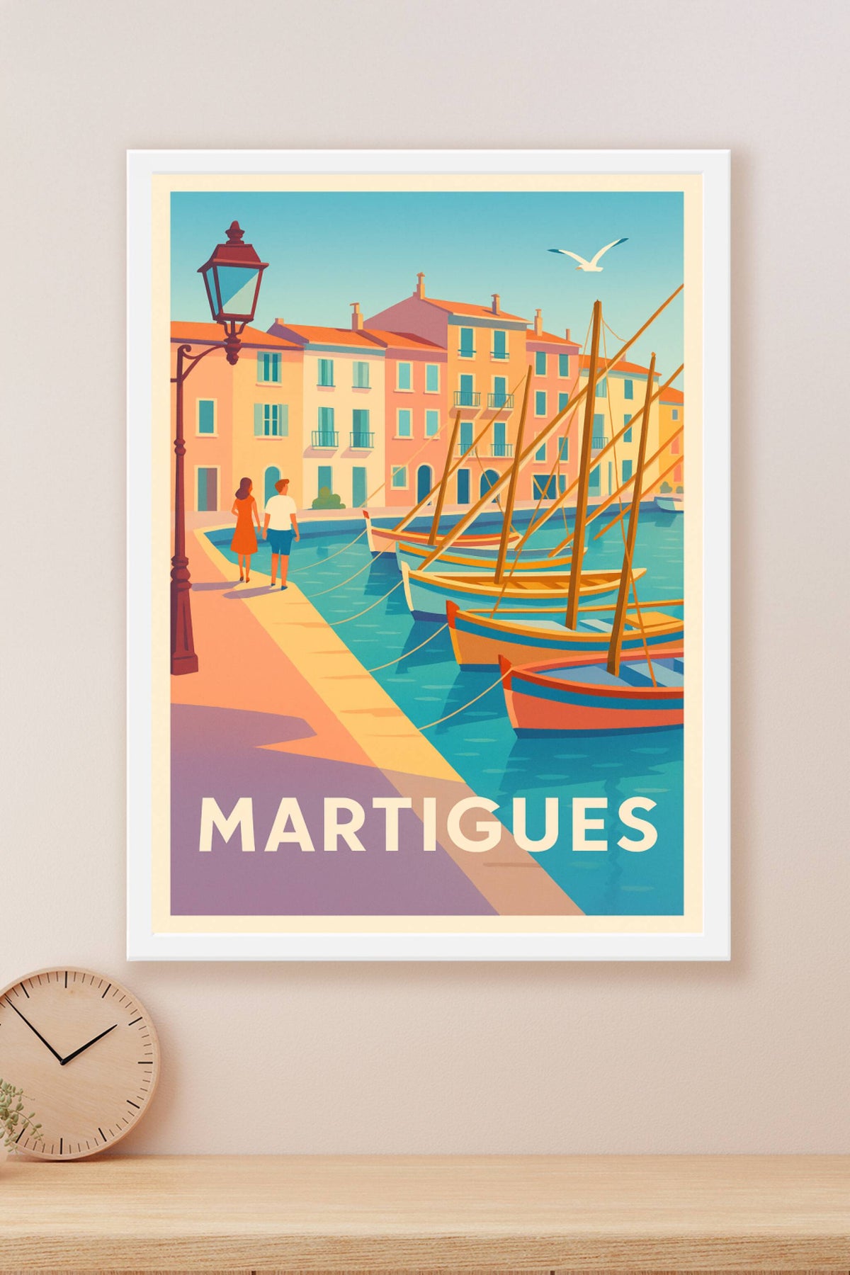 Affiche Martigues — Le charme authentique du Port · poster d'art de Martigues