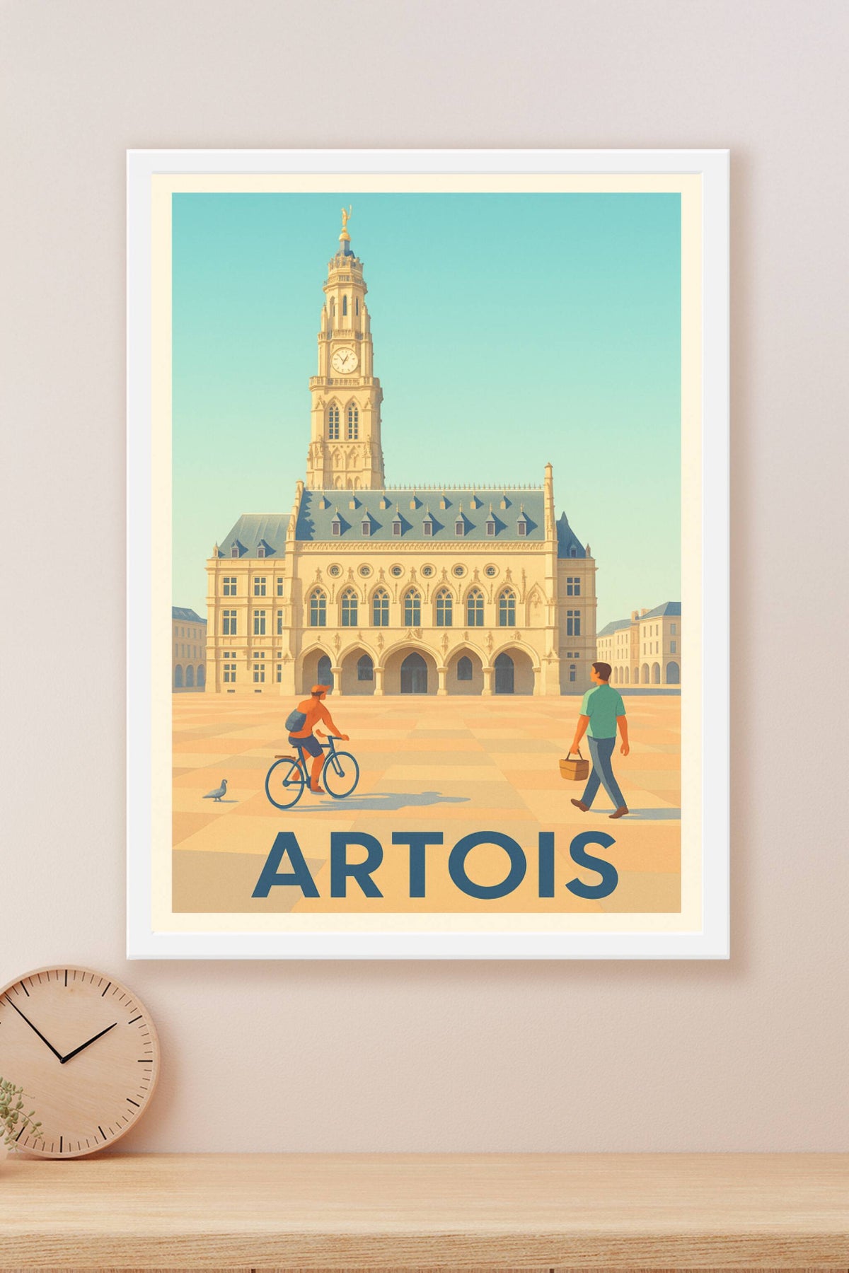 Affiche Artois — Intemporelle élégance au cœur de la ville · poster d'art de Artois
