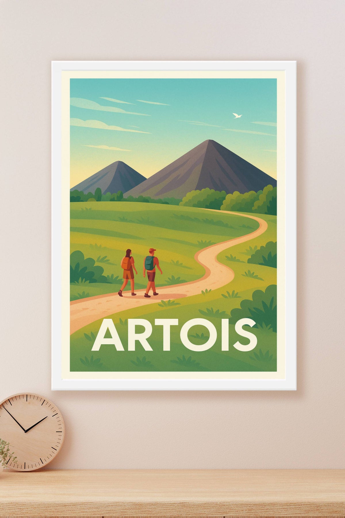 Affiche Artois — Promenade au cœur des montagnes · poster d'art de Artois