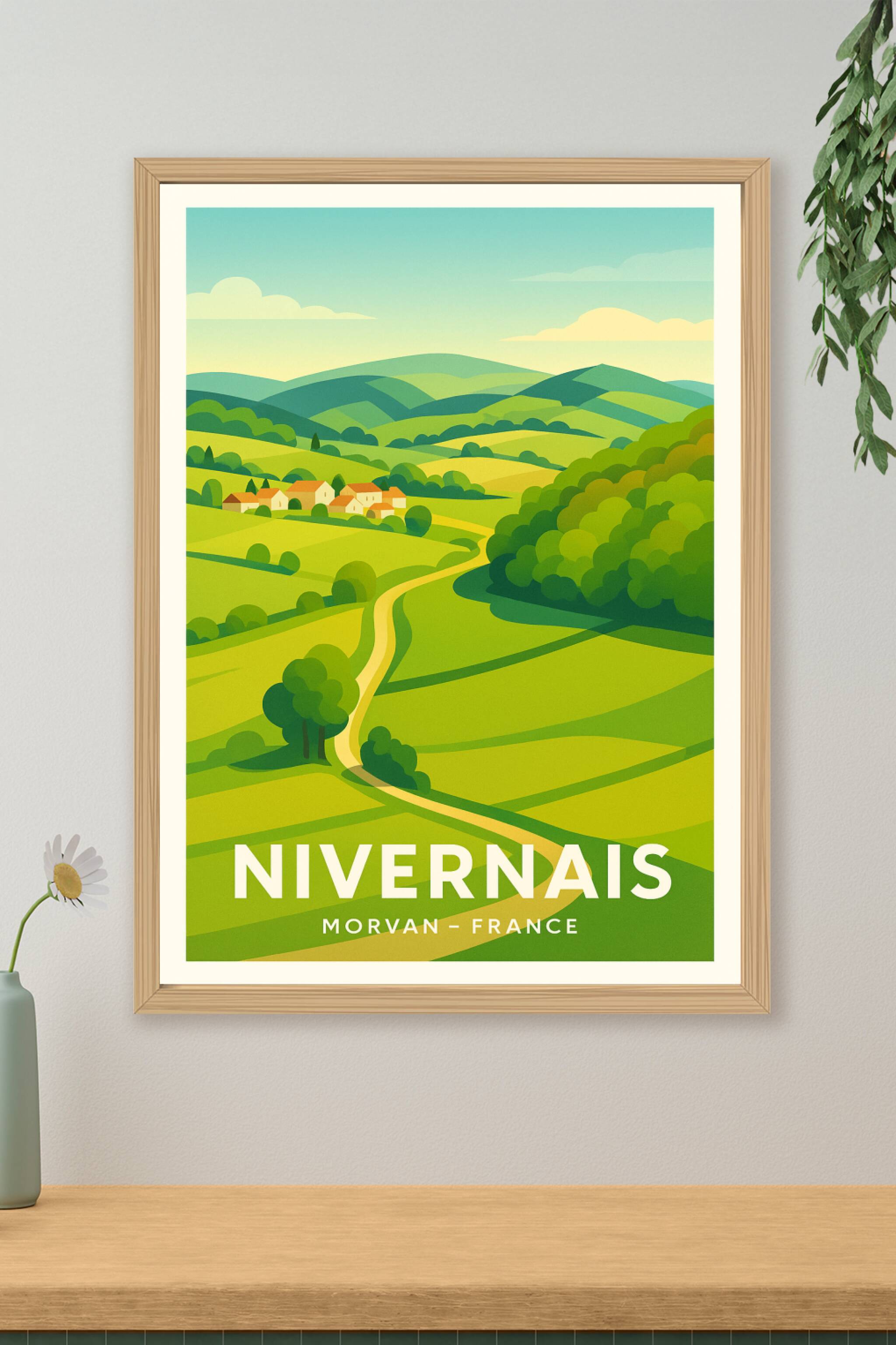 Affiche de Nivernais - Escapade bucolique au cœur du Morvan