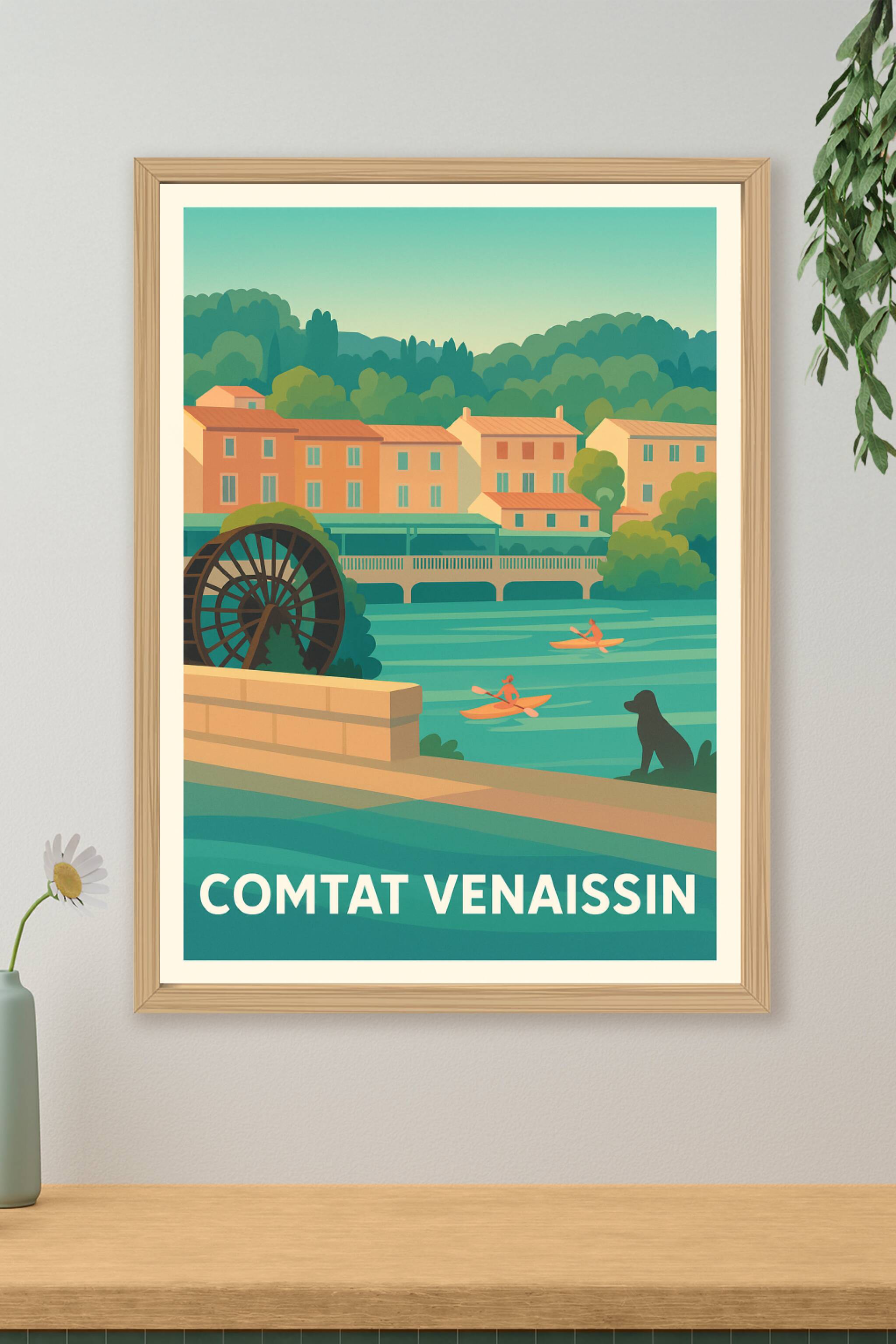 Affiche de Comtat Venaissin - Douceur de vie au fil de l'eau