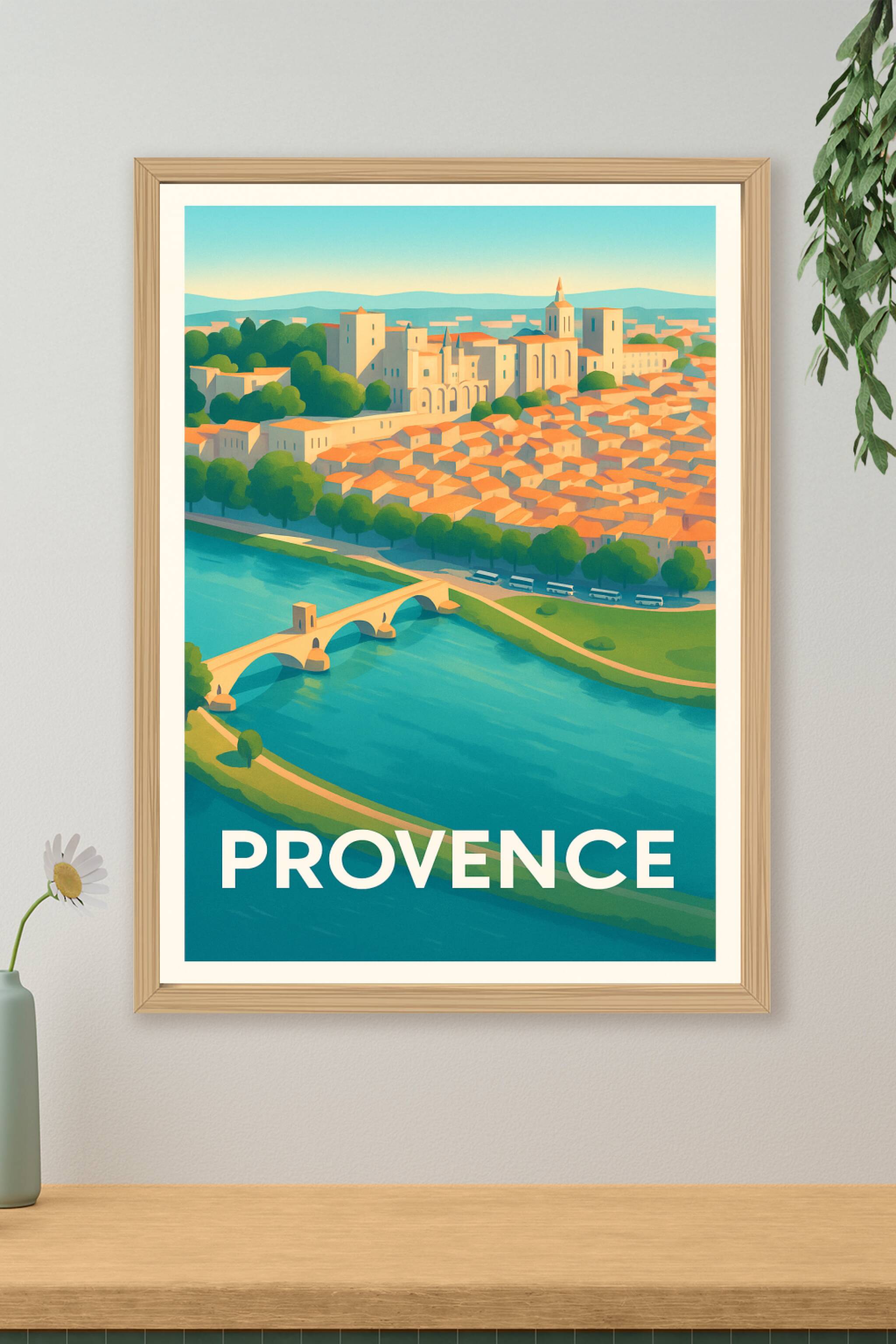 Affiche de Provence - L'élégance intemporelle du Sud