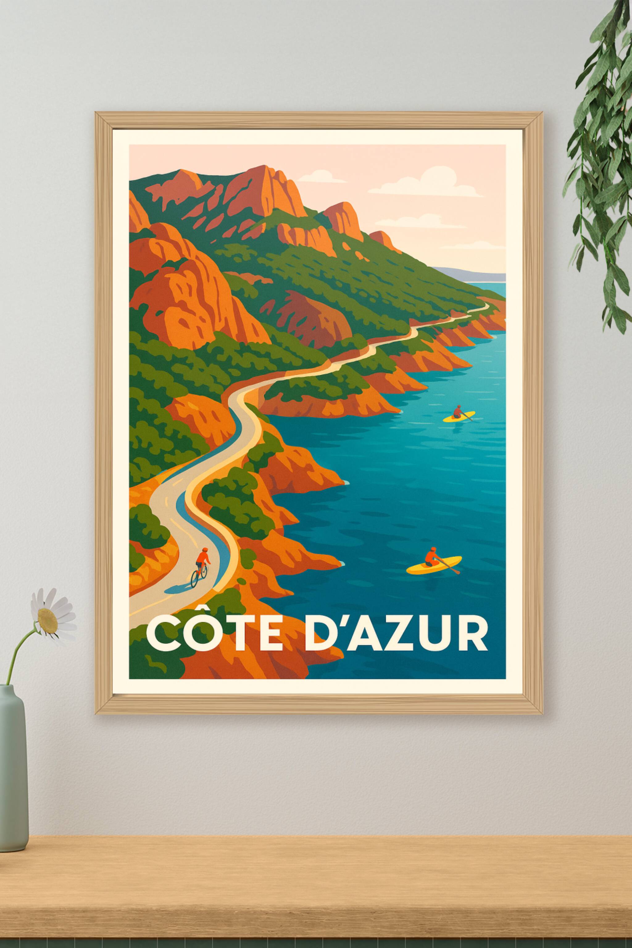 Affiche de Côte d'Azur - Évasion au fil de la Méditerranée