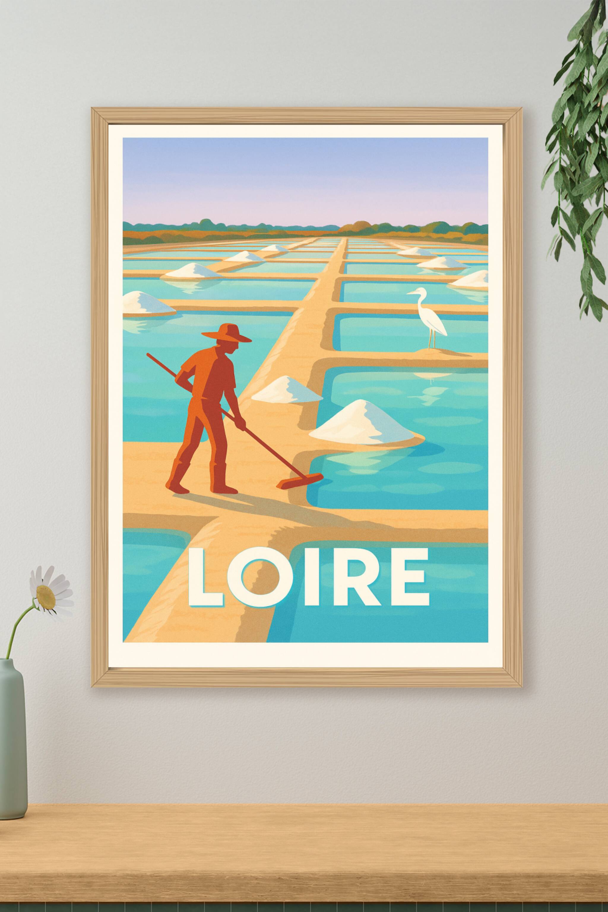 Affiche de Loire - L'Art du Sel en Harmonie Naturelle