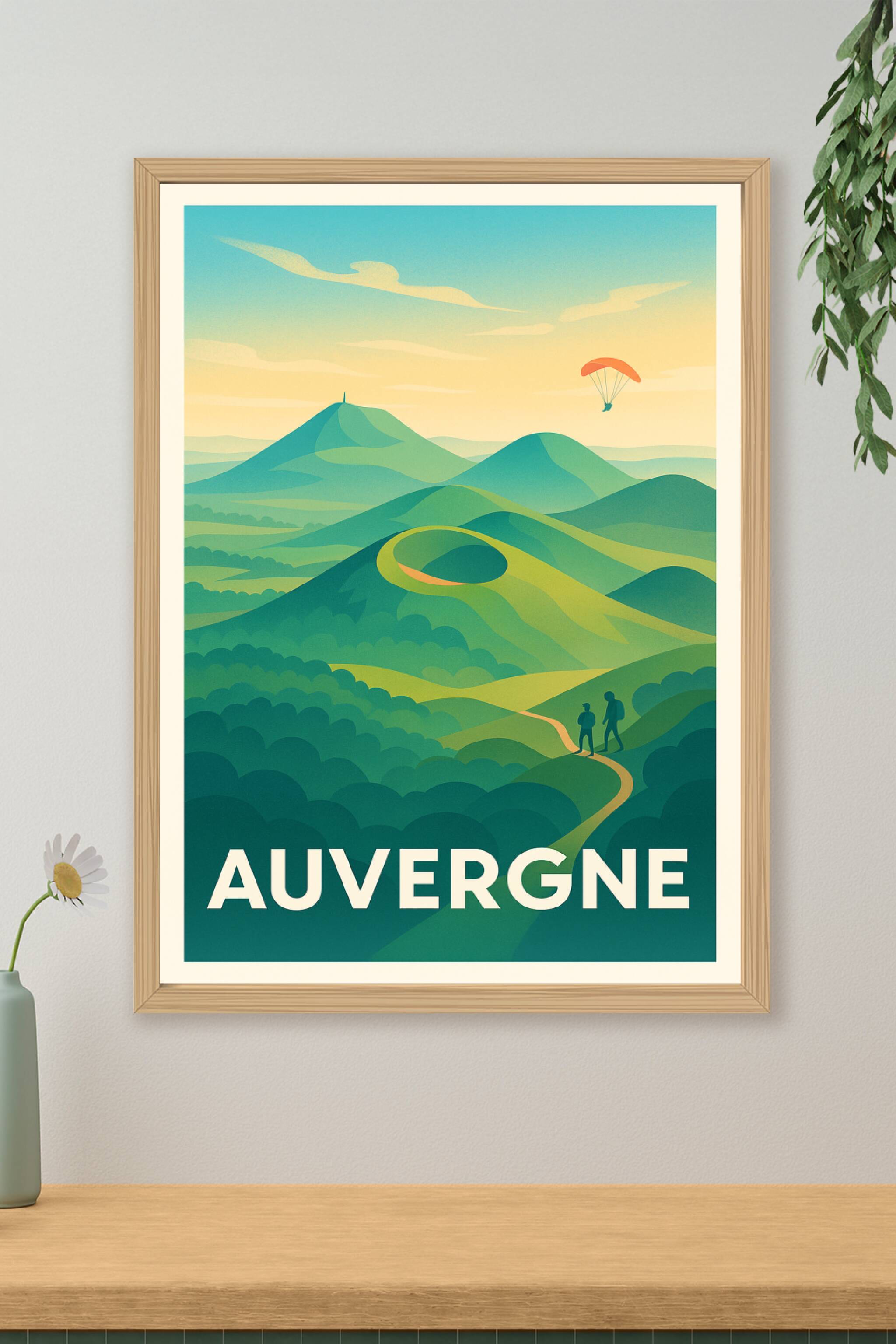 Affiche de Auvergne - Évasion naturelle au cœur des volcans