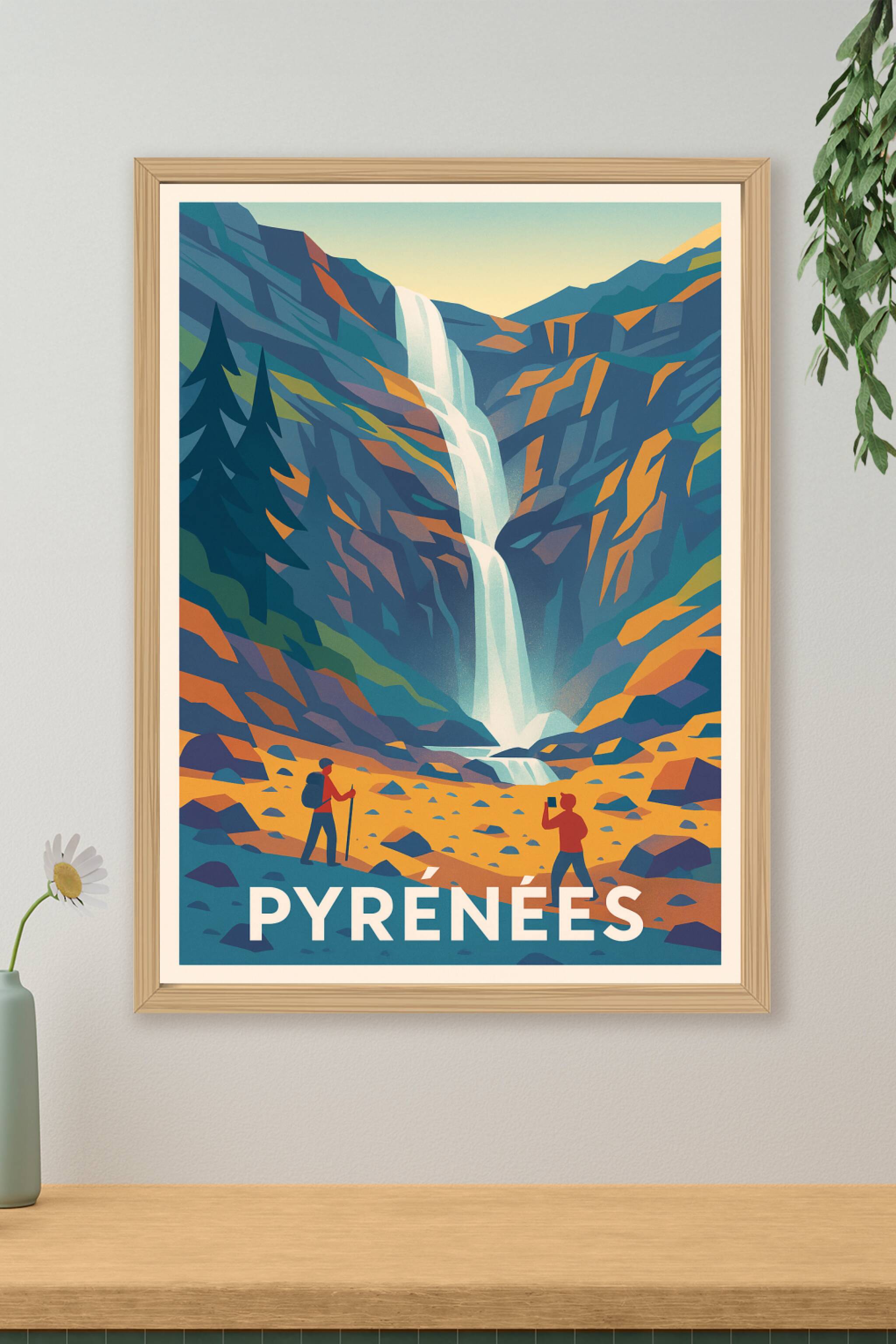 Affiche de Pyrénées - Évasion et nature grandeur nature