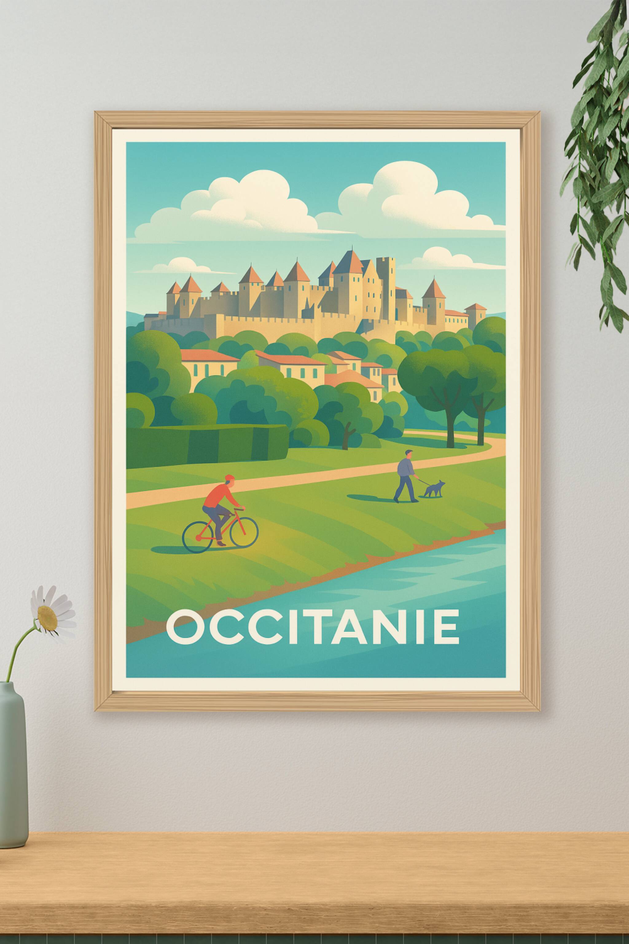Affiche de Occitanie - Évasion et patrimoine au fil de l'eau