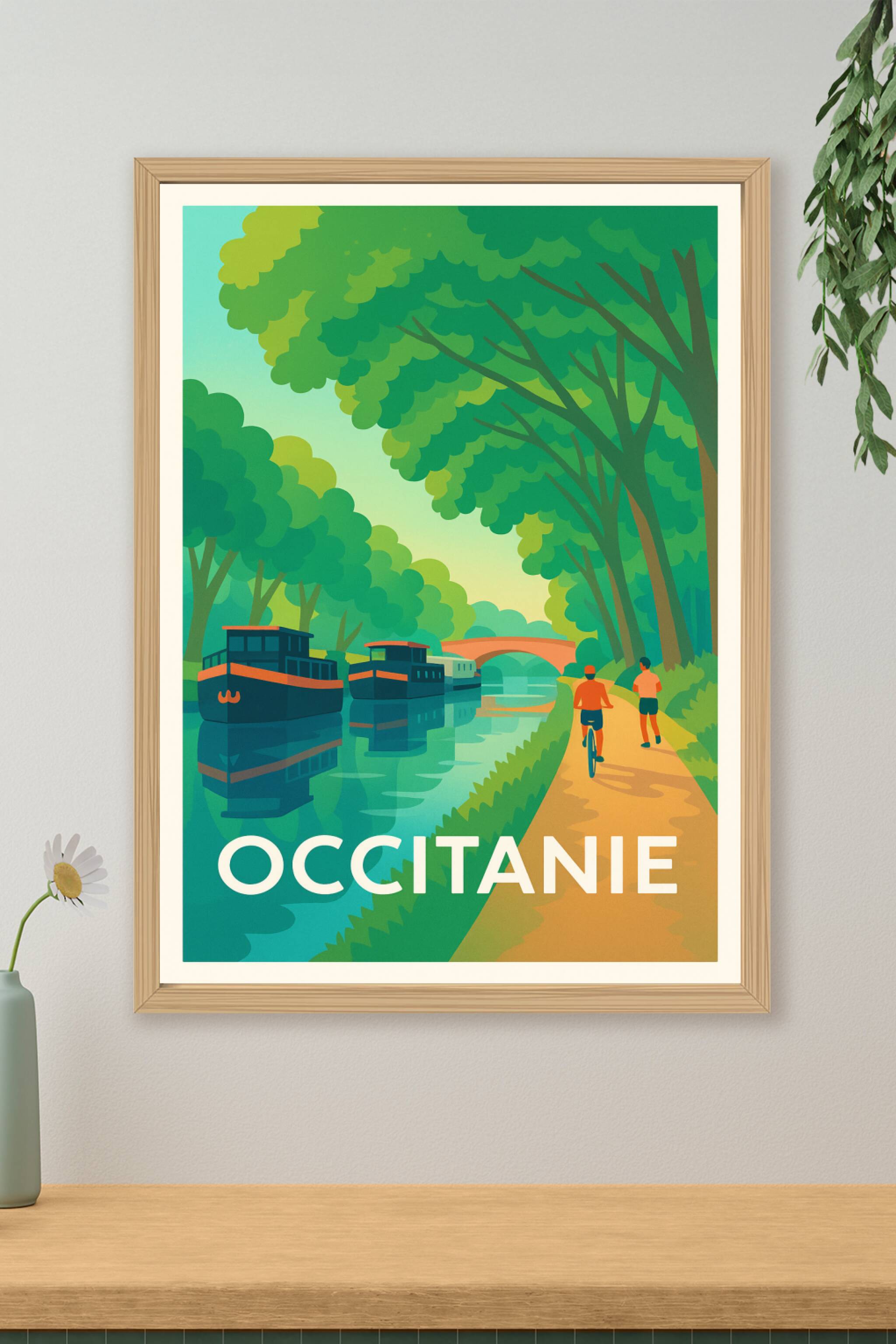 Affiche de Occitanie - Évasion verte au fil de l'eau