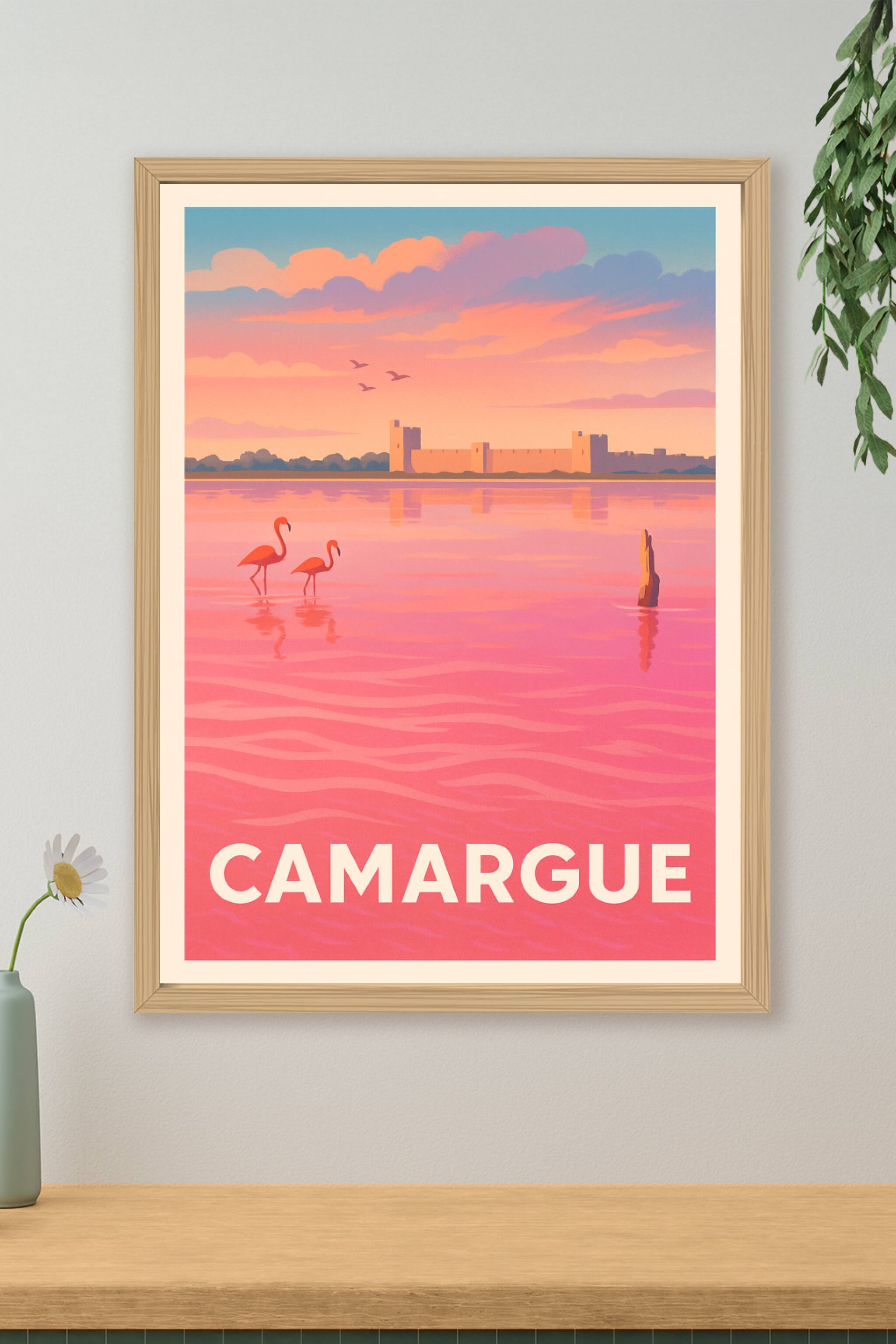 Affiche de Camargue - Évasion Nature et Sérénité