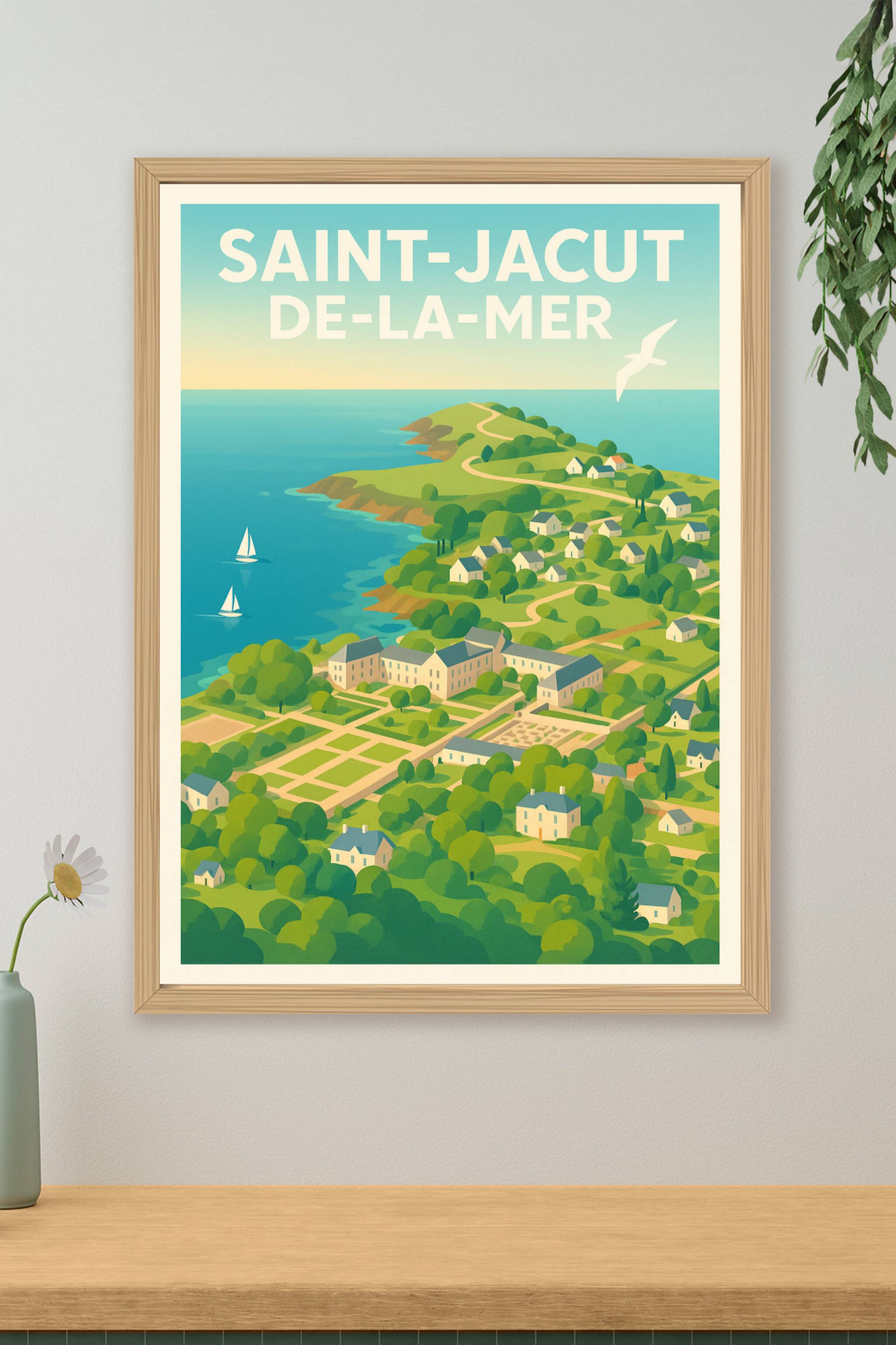 Affiche de Saint-Jacut-de-la-Mer - Évasion en bord de mer