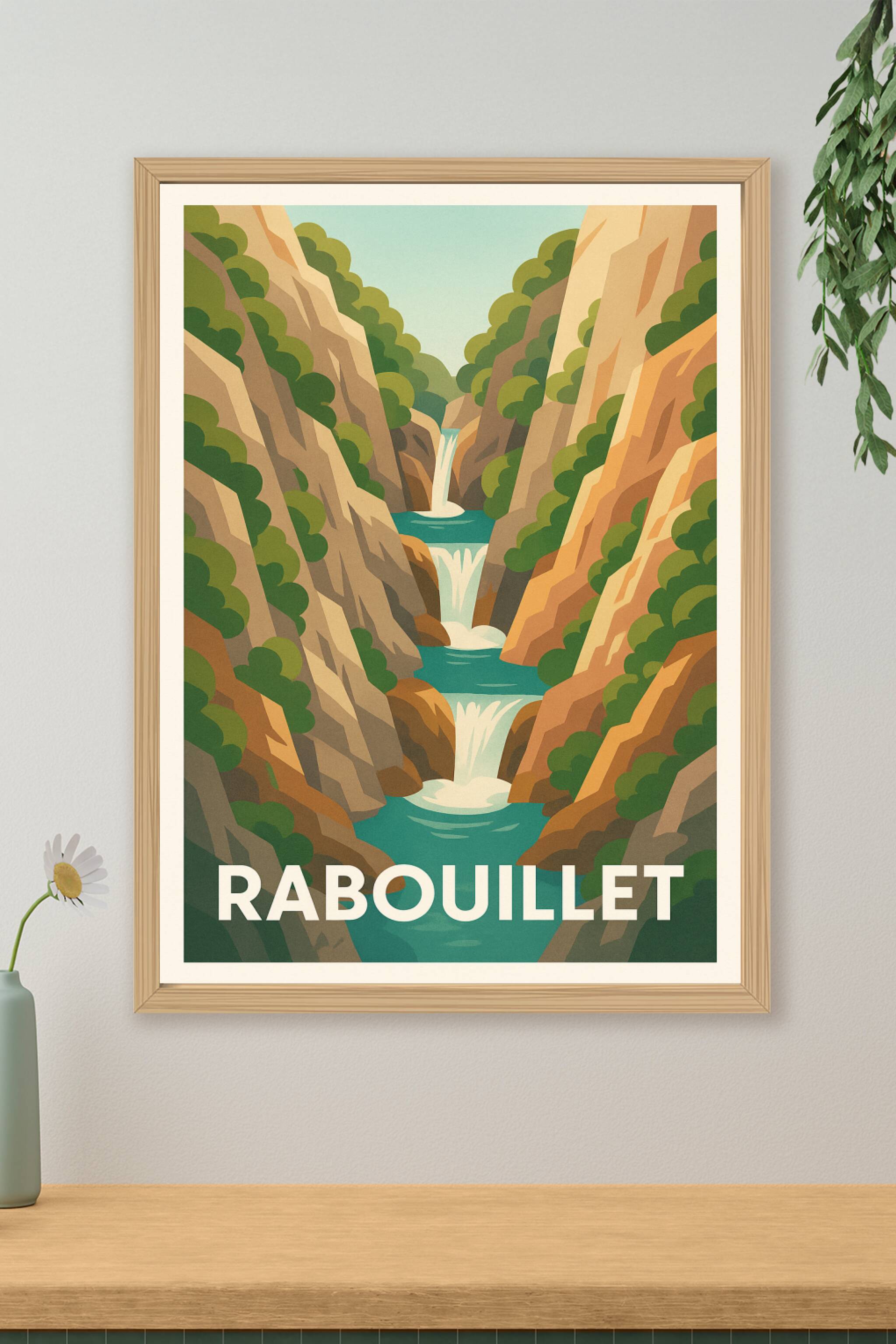 Affiche de Rabouillet - Échappée fraîche au cœur des cascades