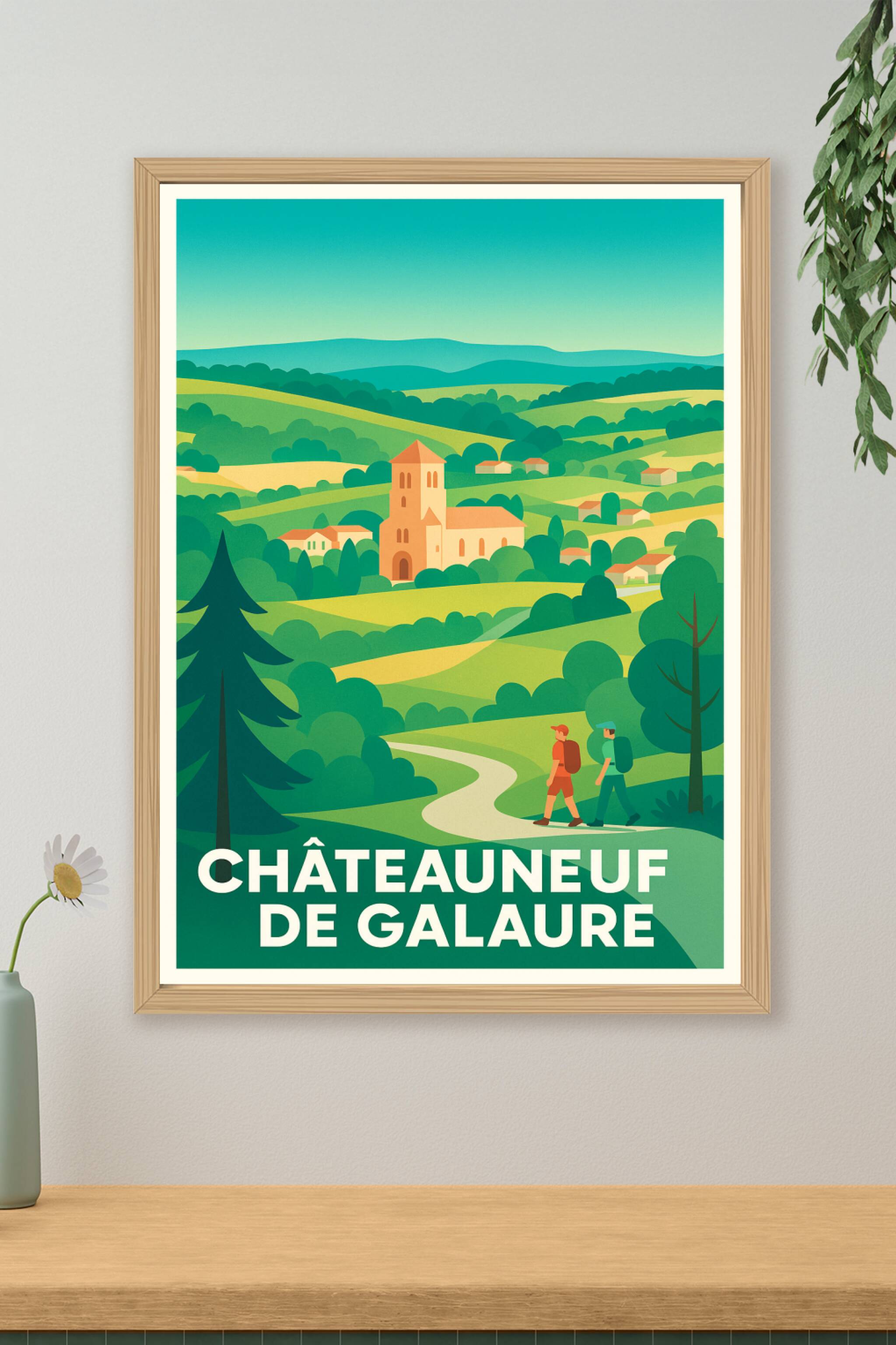 Affiche de Châteauneuf-de-Galaure - Évasion bucolique au cœur de la Drôme