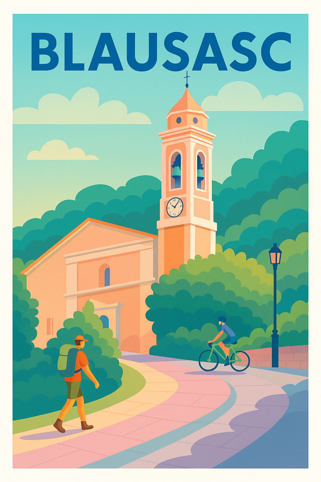 Affiche de Blausasc - Charme doux au coeur de la Provence