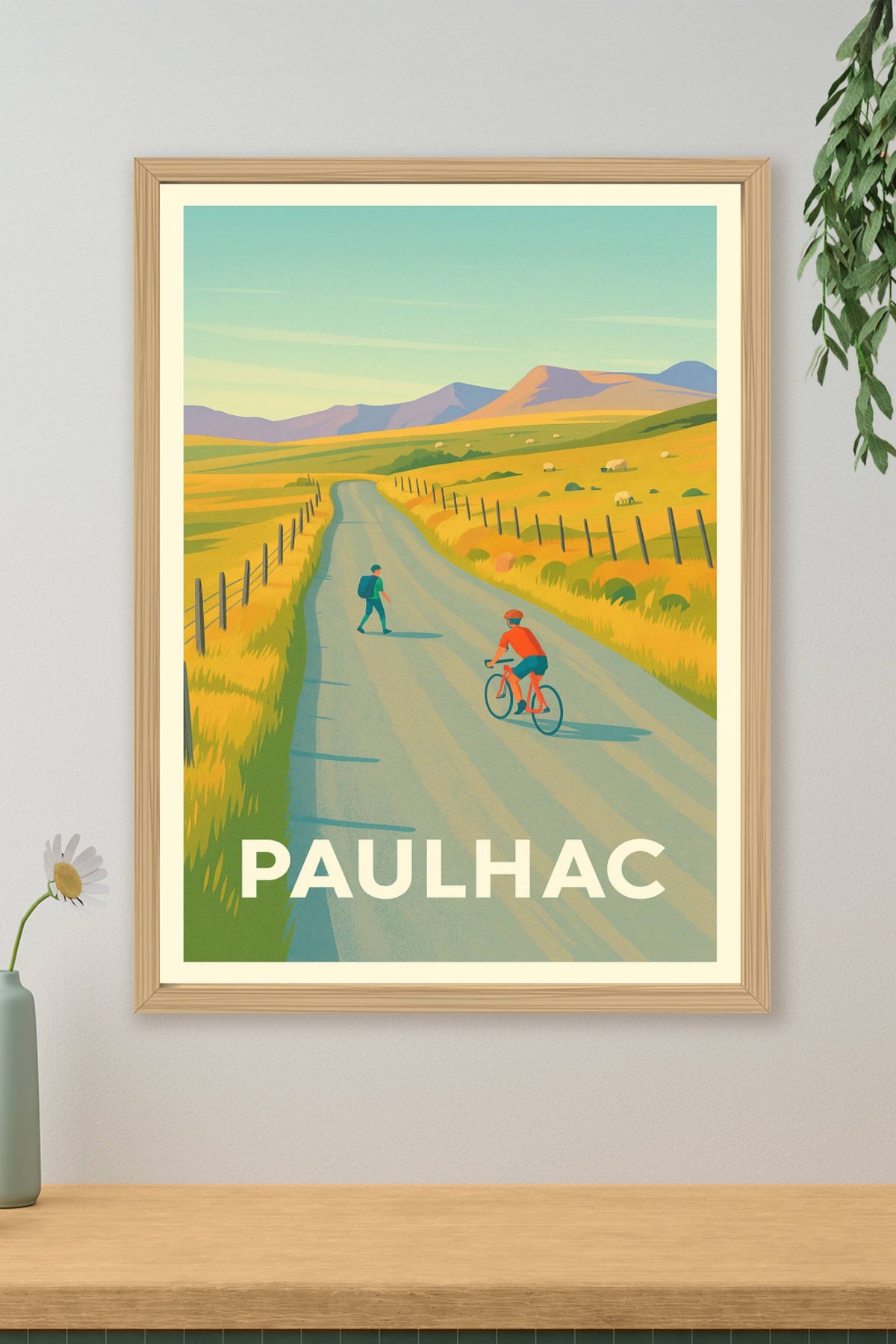 Affiche Paulhac — L'escapade nature entre ciel et montagne · poster d'art de Paulhac