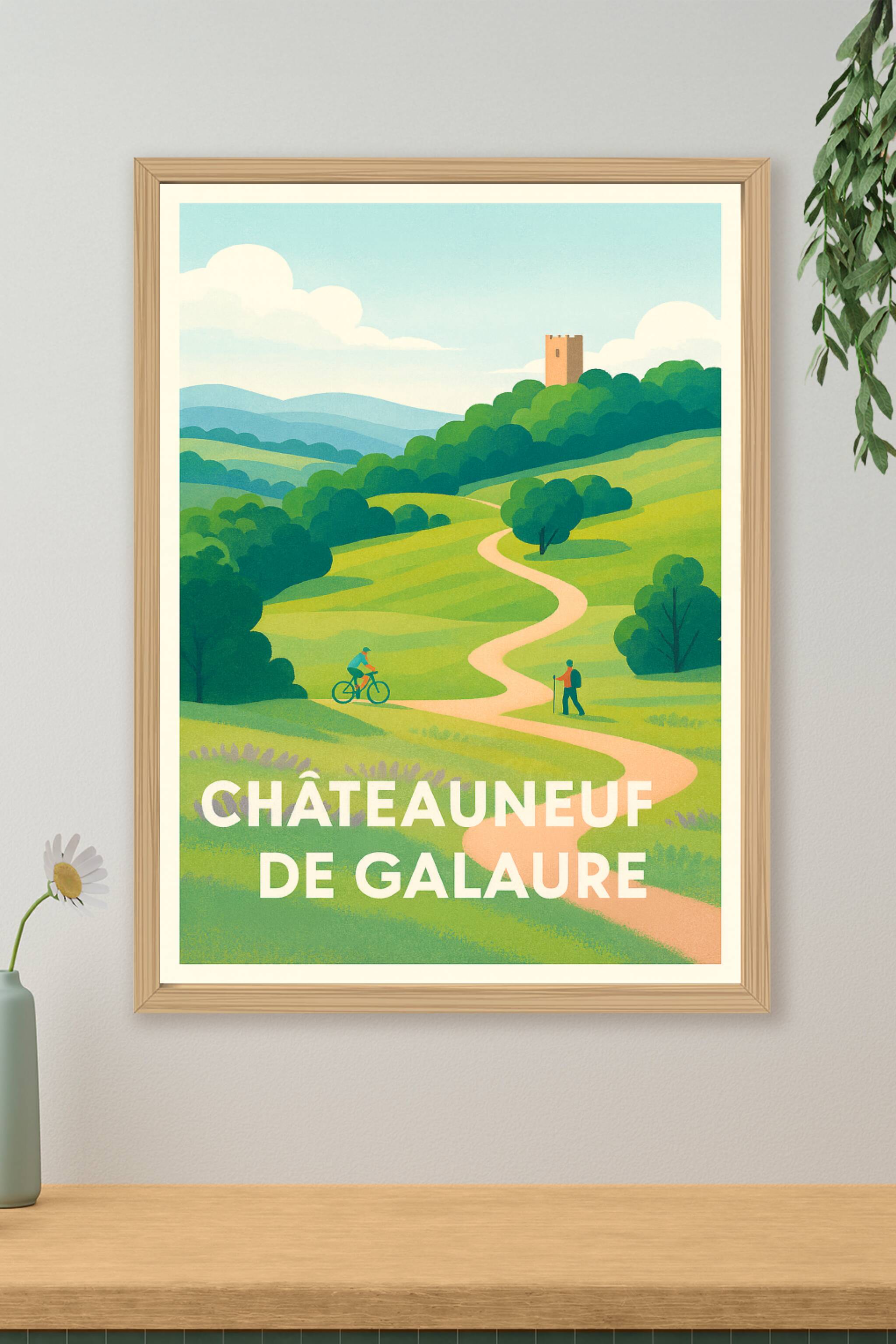 Affiche de Châteauneuf-de-Galaure - Évasion nature et patrimoine