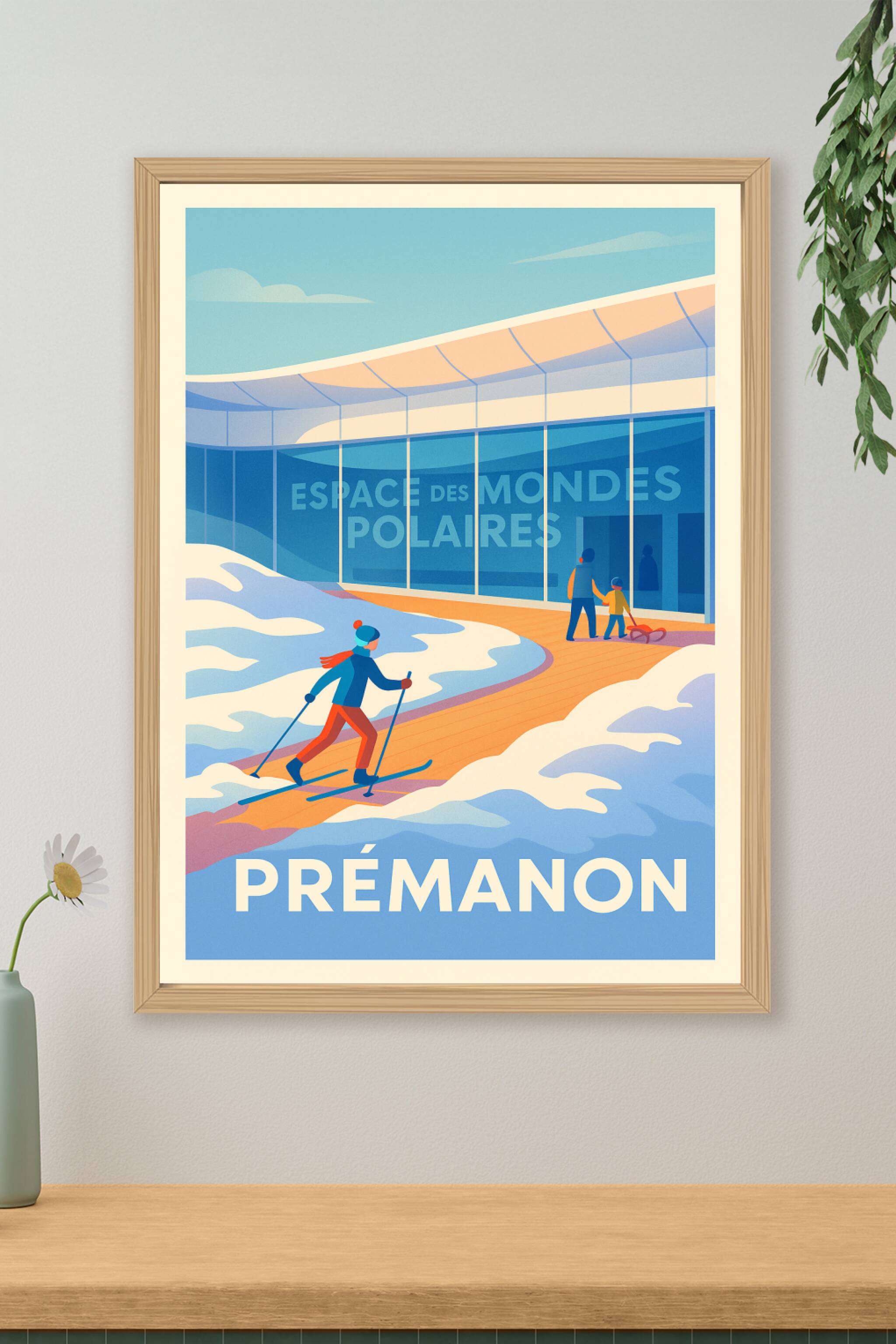 Affiche de Prémanon - Voyage au cœur des mondes polaires