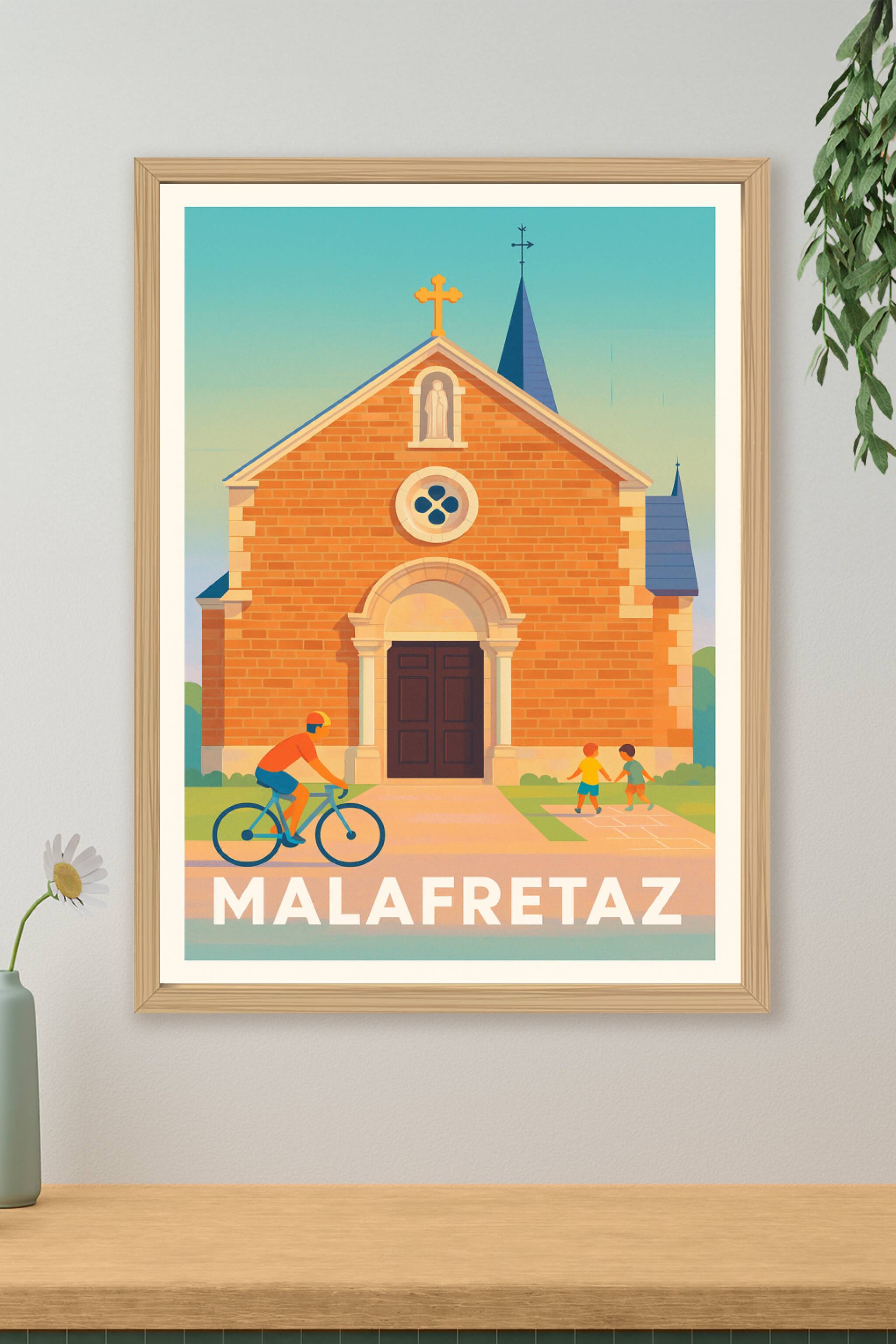 Affiche de Malafretaz - Charme paisible et douceur de vivre