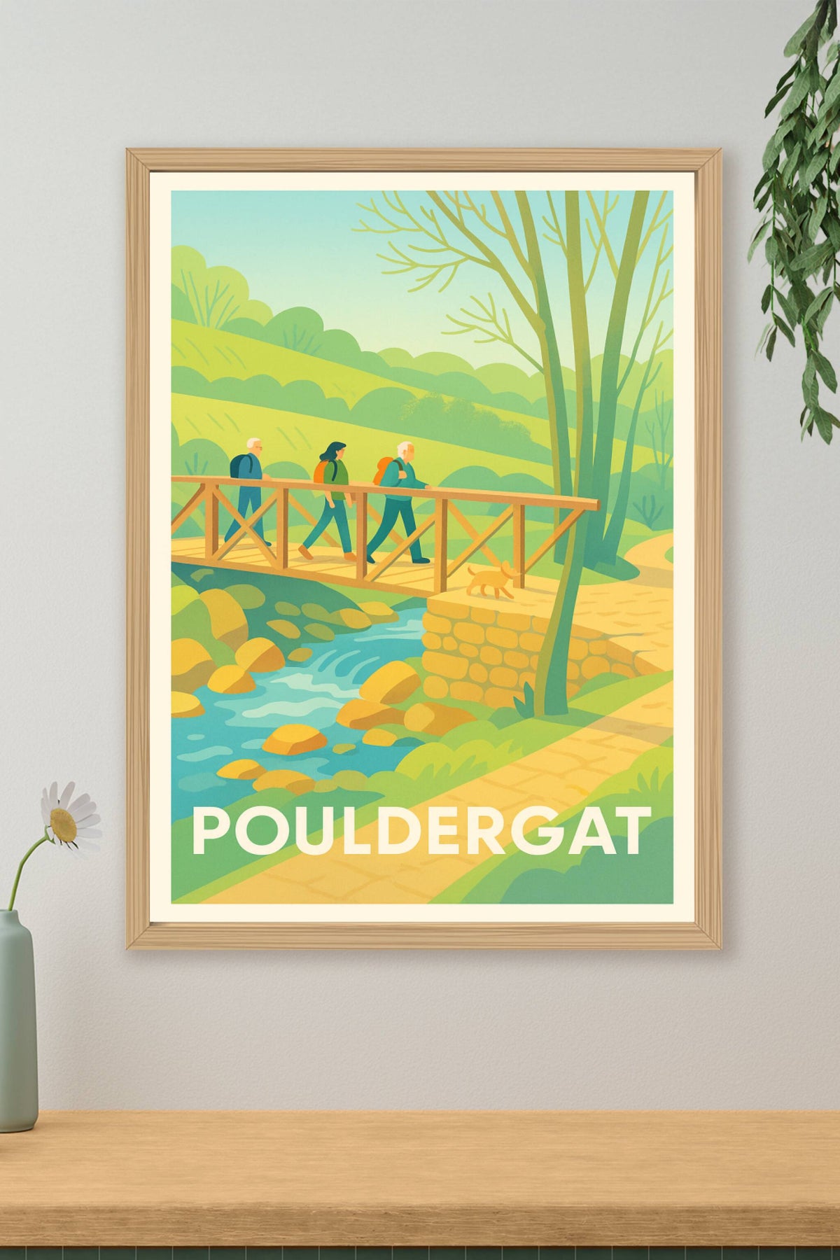 Affiche Pouldergat — Évasion nature et douceur de vivre · poster d'art de Pouldergat