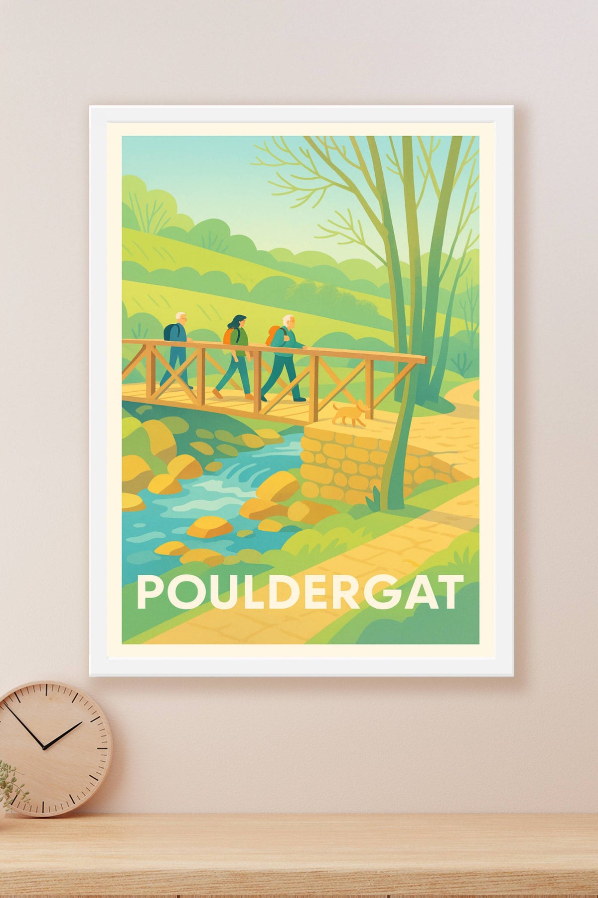 Affiche Pouldergat — Évasion nature et douceur de vivre · poster d'art de Pouldergat