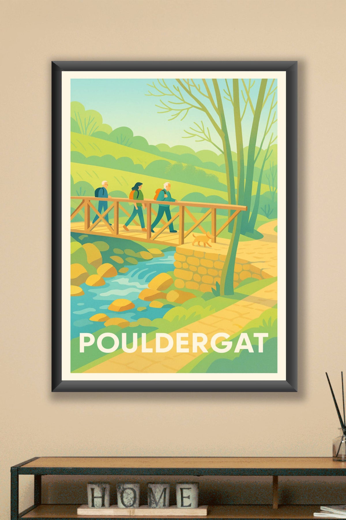 Affiche Pouldergat — Évasion nature et douceur de vivre · poster d'art de Pouldergat