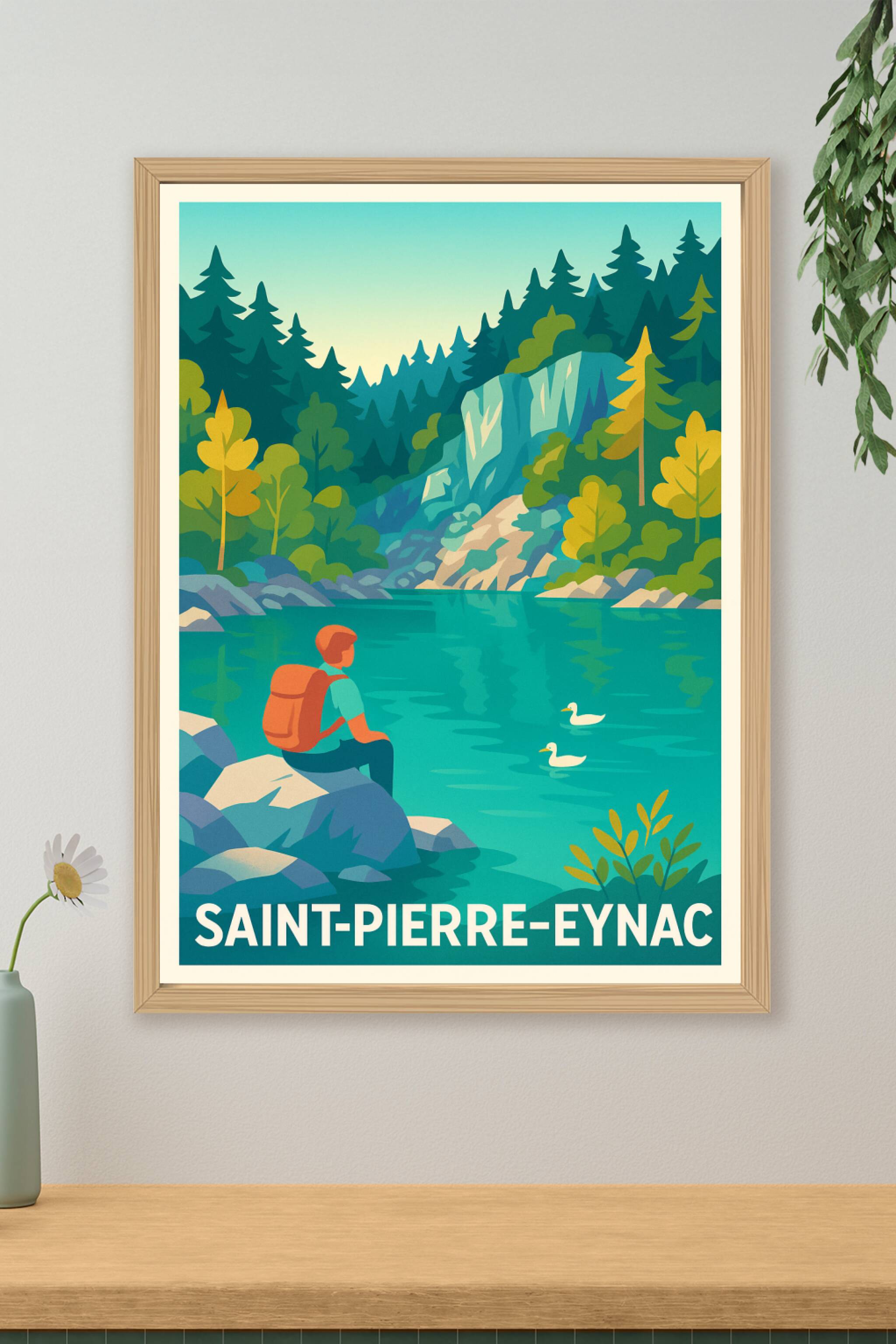 Affiche de Saint-Pierre-Eynac - Évasion au cœur de la nature préservée
