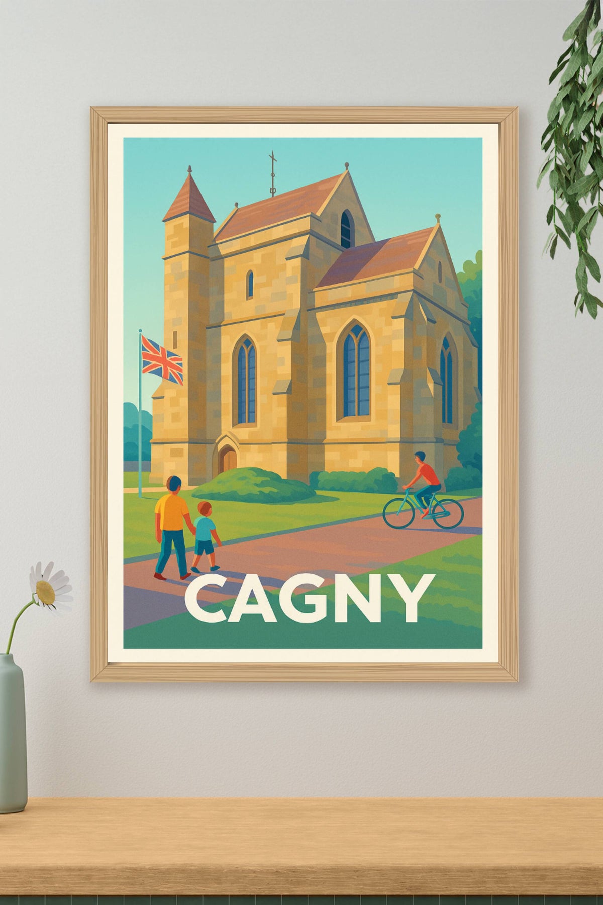 Affiche Cagny — Charme et Patrimoine Authentique · poster d'art de Cagny