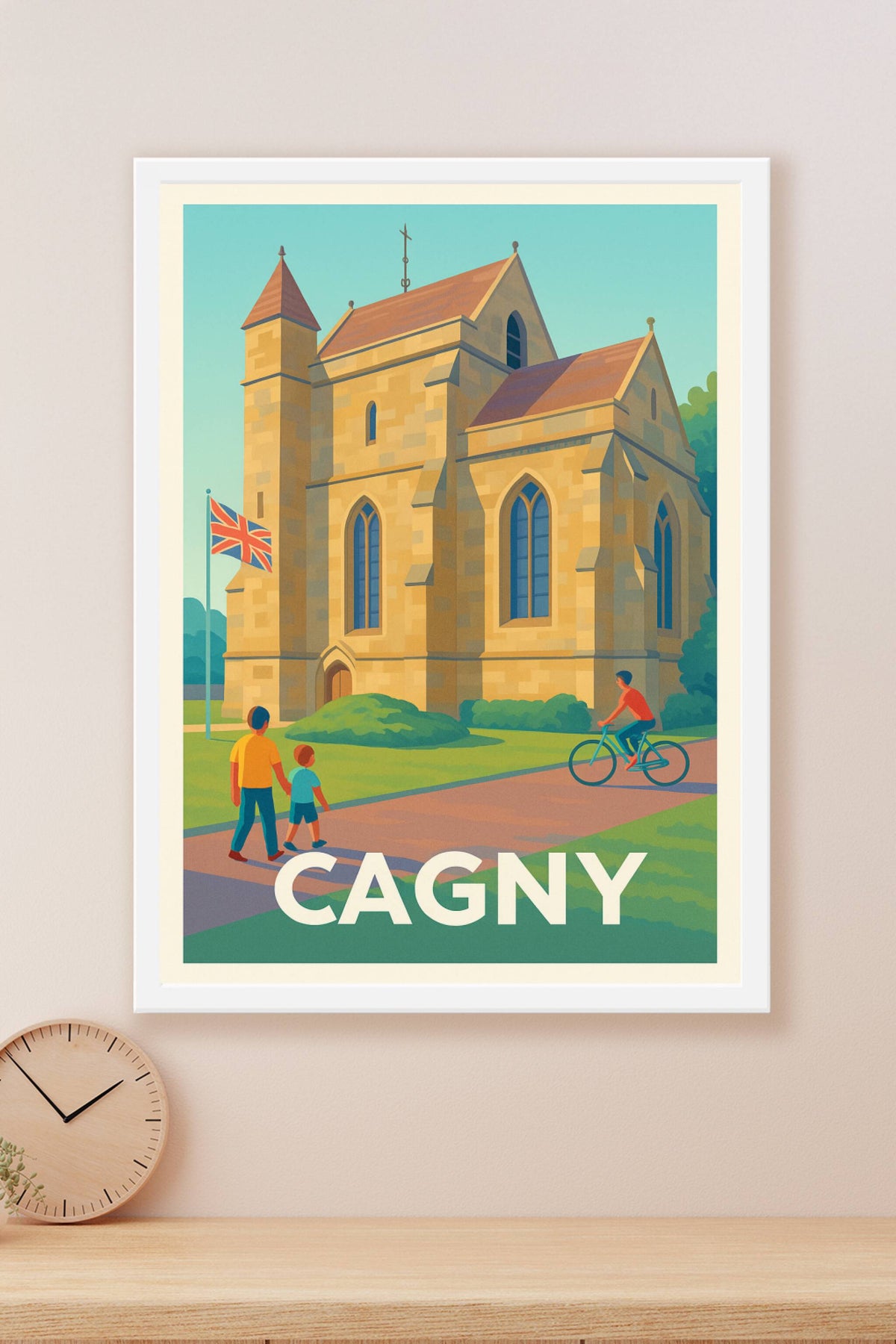 Affiche Cagny — Charme et Patrimoine Authentique · poster d'art de Cagny