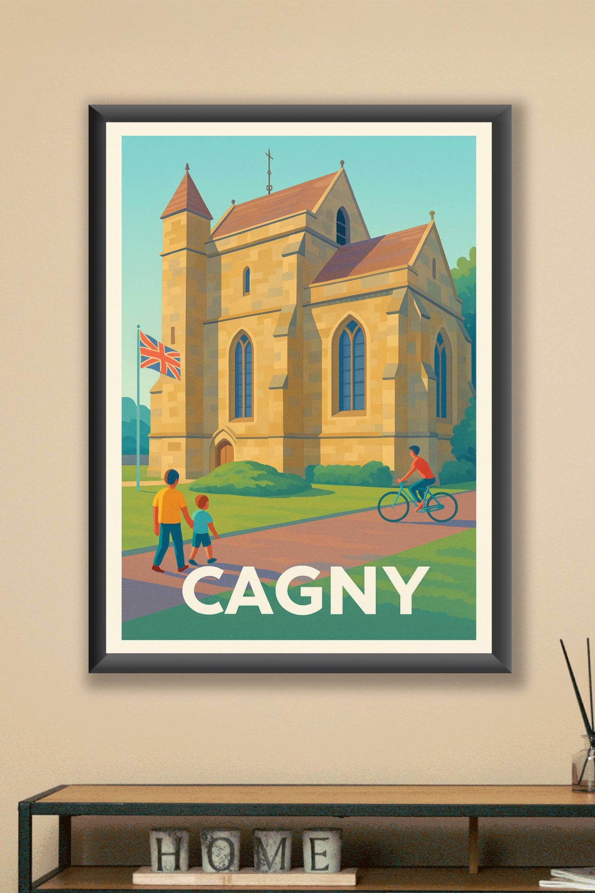 Affiche Cagny — Charme et Patrimoine Authentique · poster d'art de Cagny