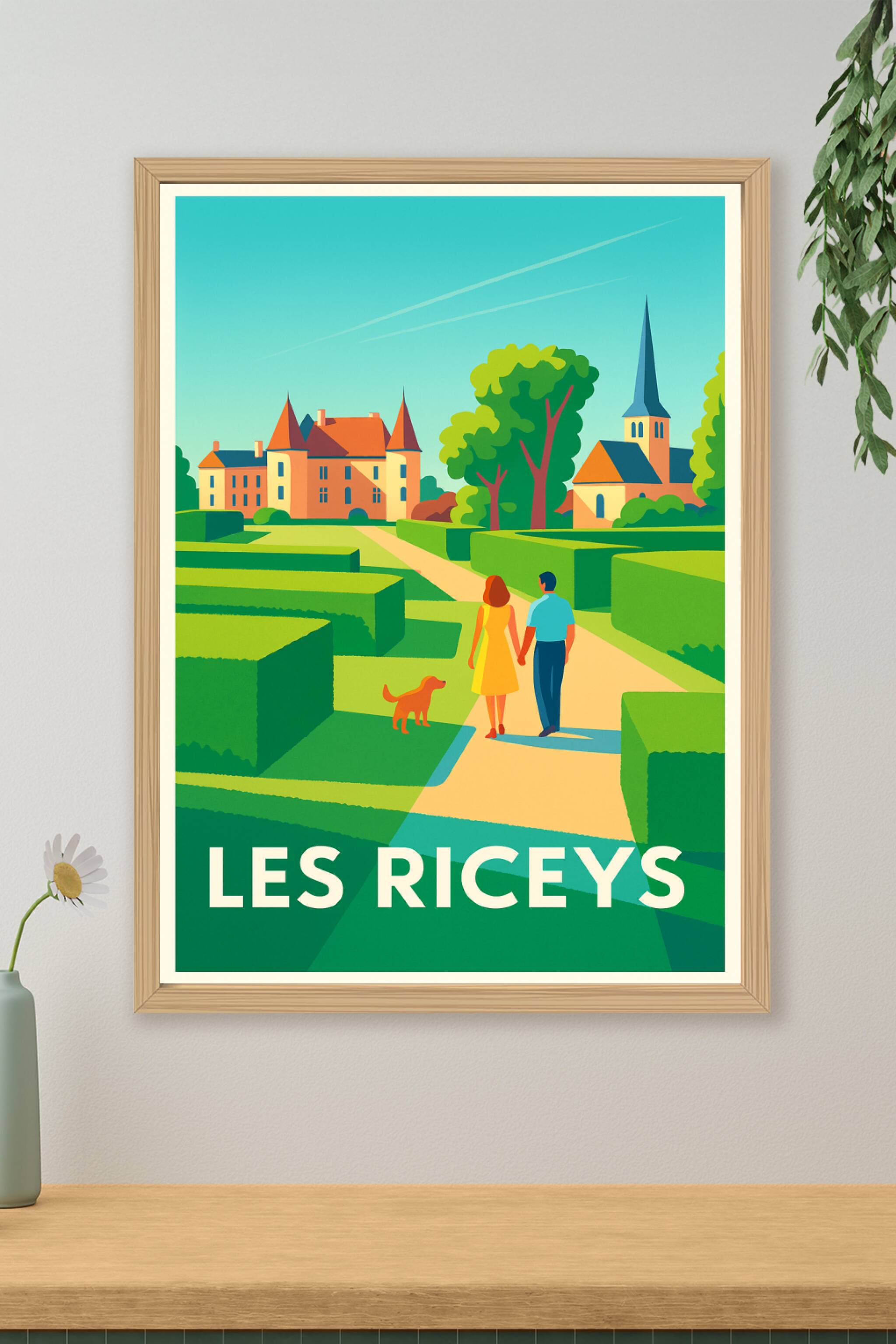 Affiche de Les Riceys - Évasion champêtre au cœur des jardins classiques