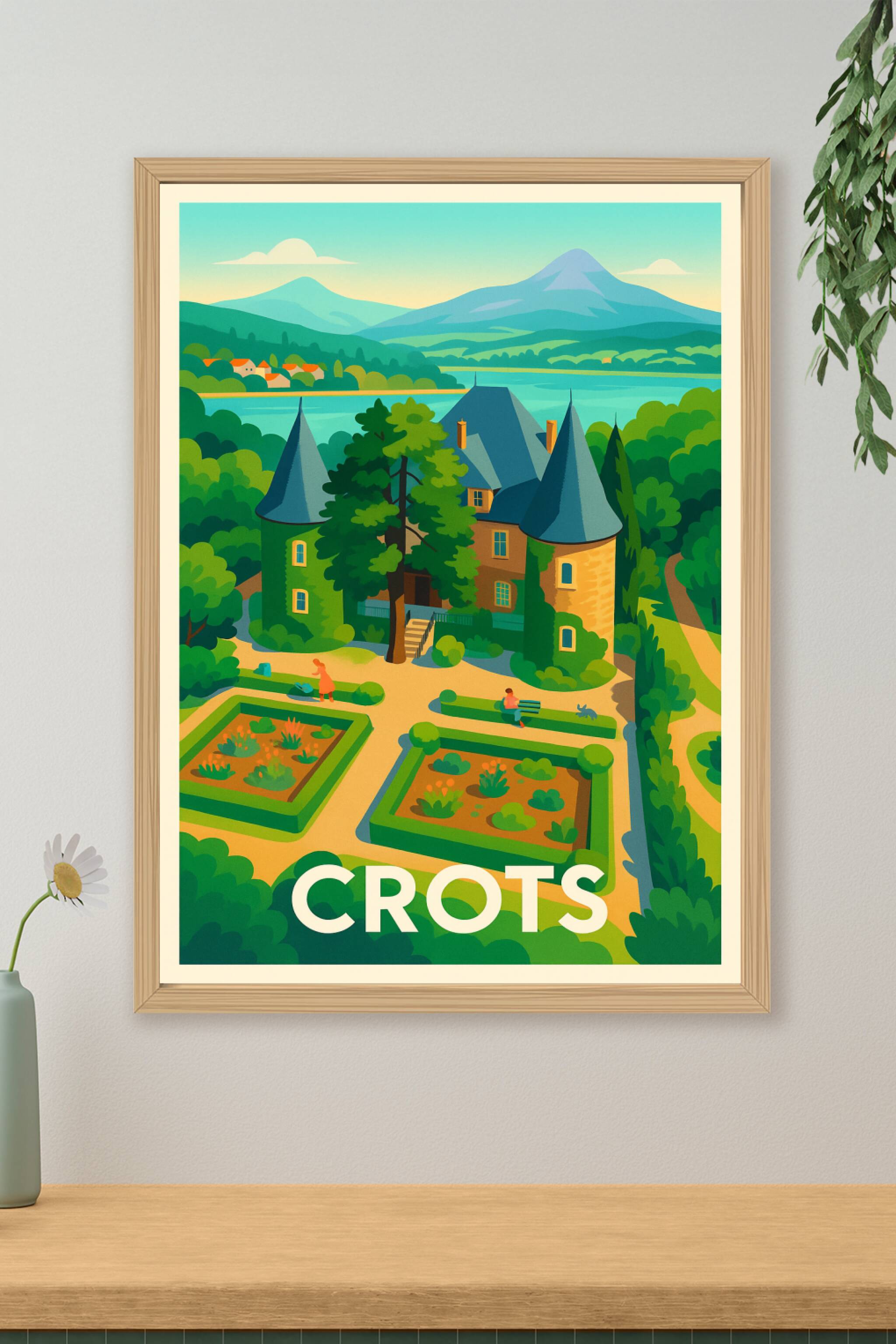 Affiche de Crots - Charme et sérénité en Haute-Provence