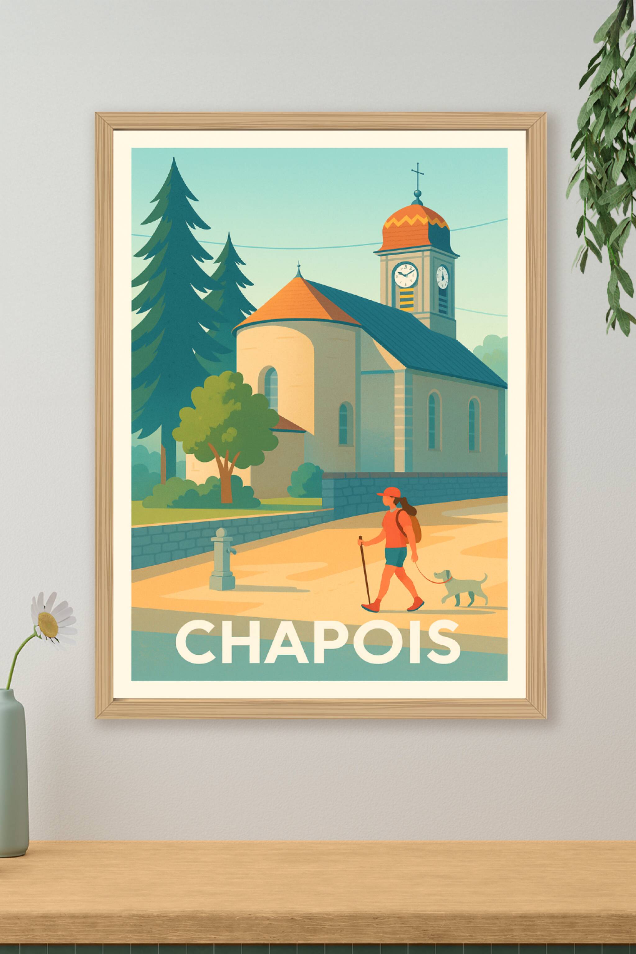 Affiche de Chapoix - Promenade paisible au cœur du village