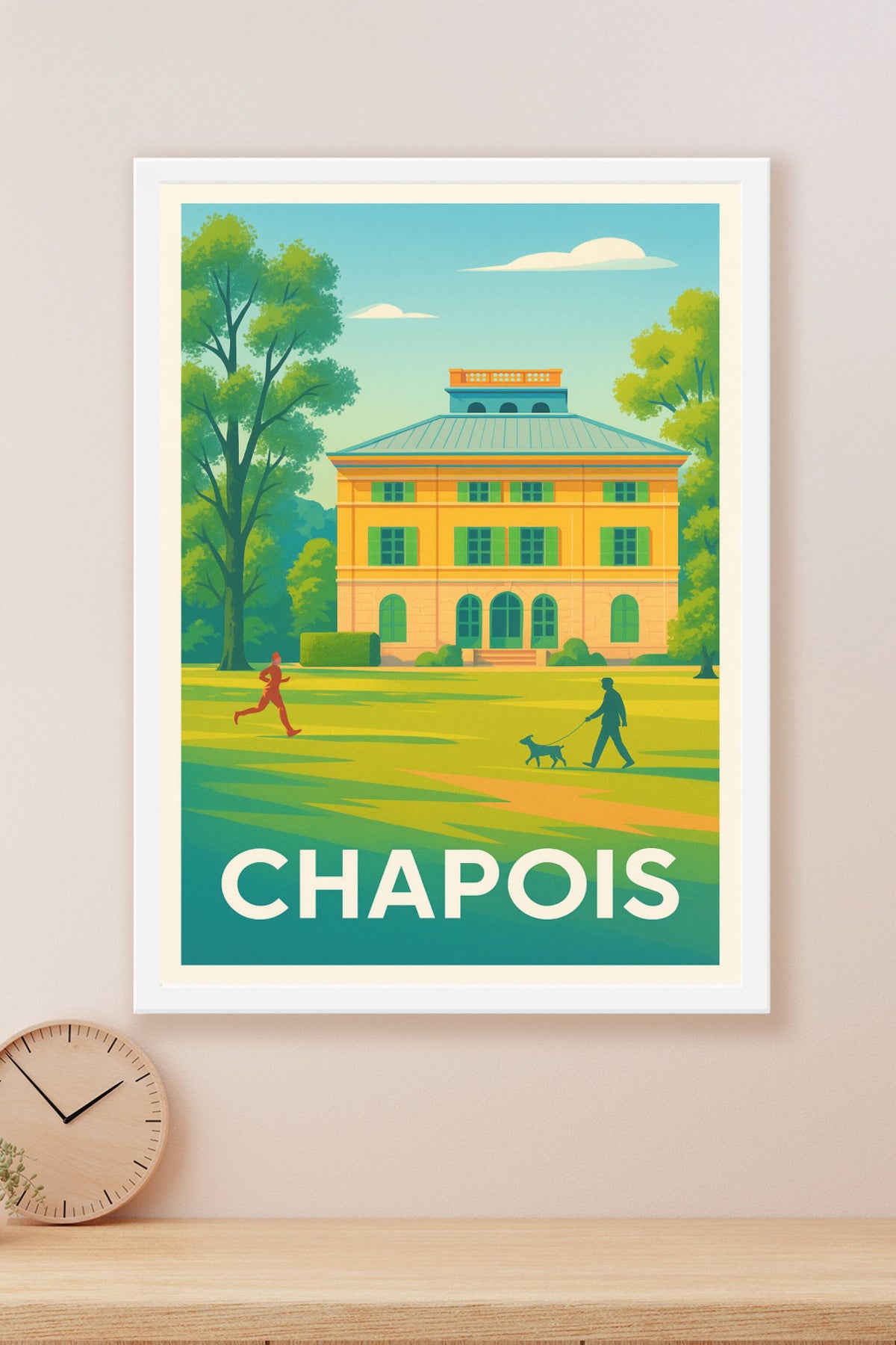 Affiche Chapoise — L'art de vivre au cœur du parc · poster d'art de Chapoise