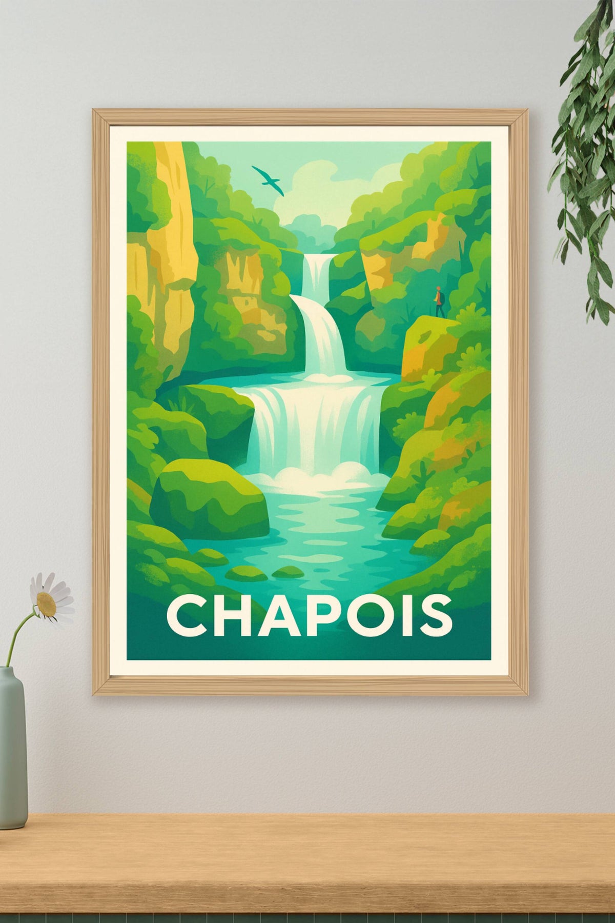 Affiche ChapoIs — Évasion Nature et Cascades Majestueuses · poster d'art de ChapoIs
