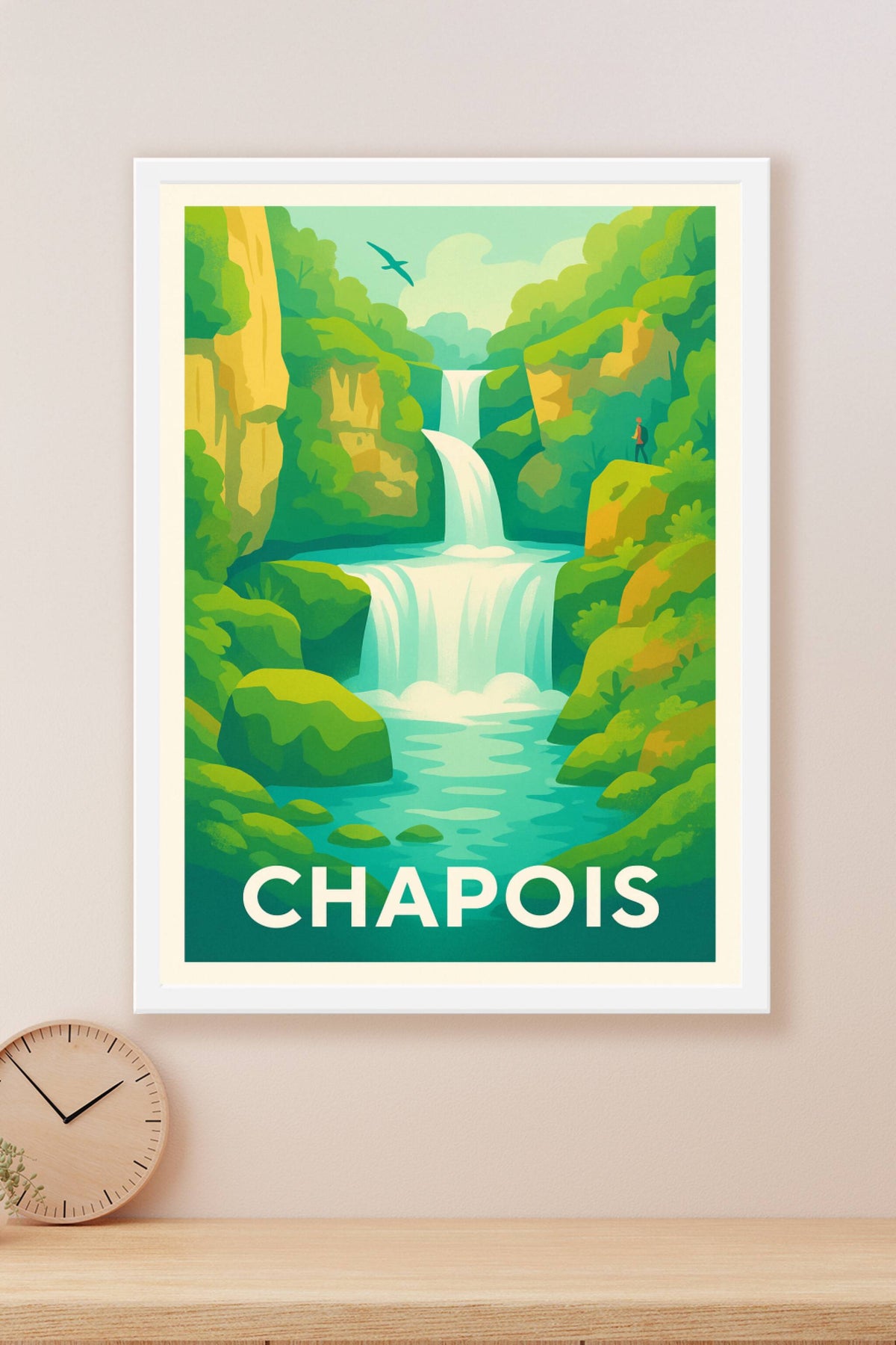 Affiche ChapoIs — Évasion Nature et Cascades Majestueuses · poster d'art de ChapoIs