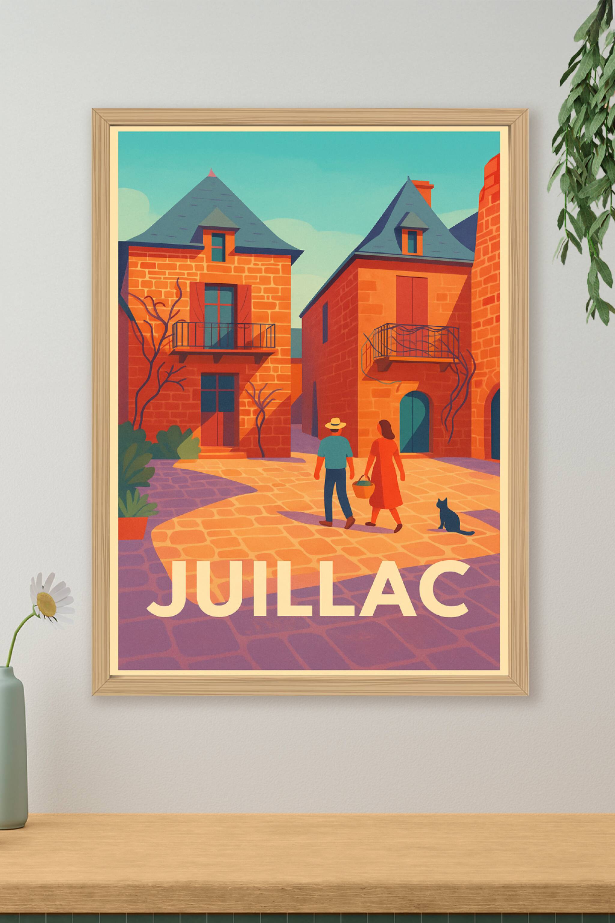 Affiche de Juillac - Charme et douceur de vie en Nouvelle-Aquitaine